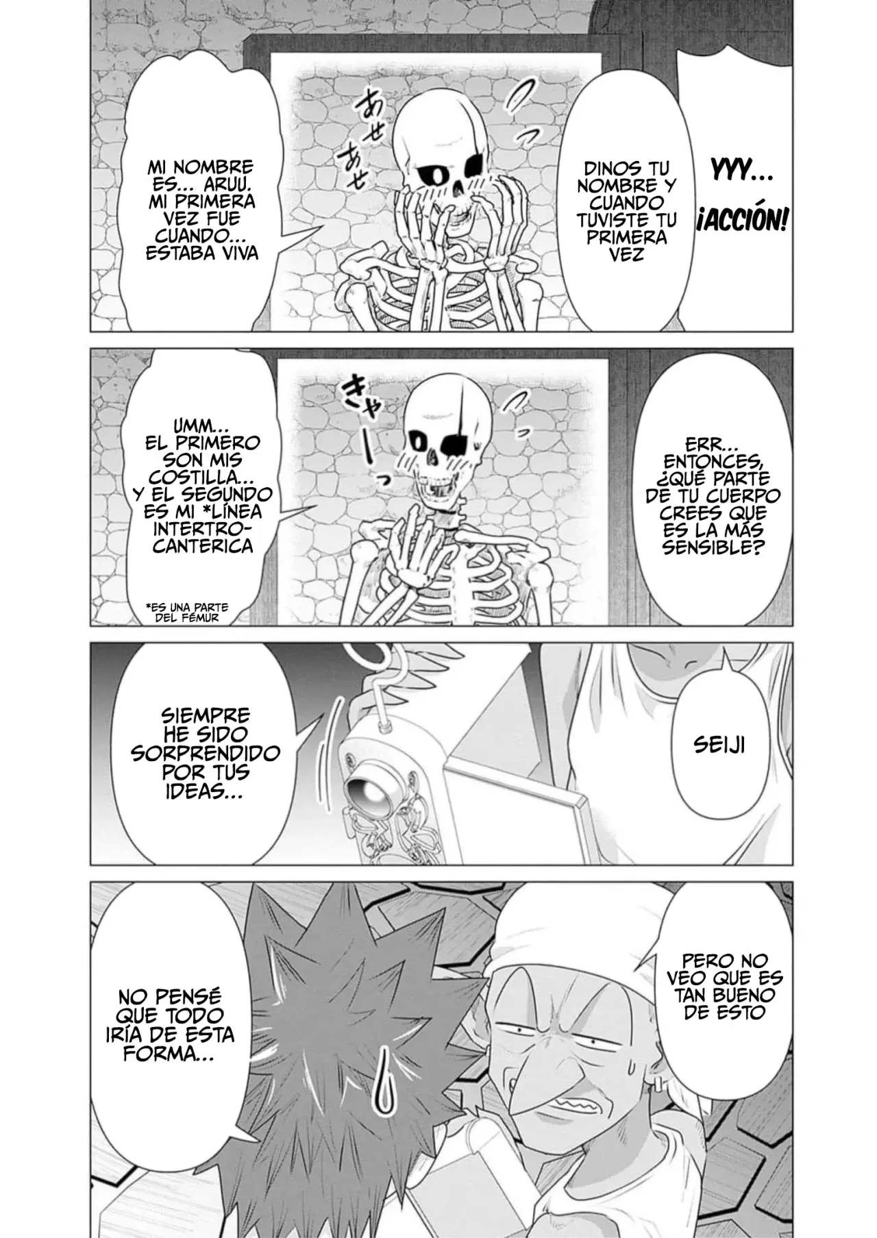 Isekai Pornstar ~Shiru danyuu ga isekai tensei shite ero chishiki furu katsuyo de musou danyuu ni naru hanashi Capitulo 27: La solicitud de un esqueleto 1 página 8