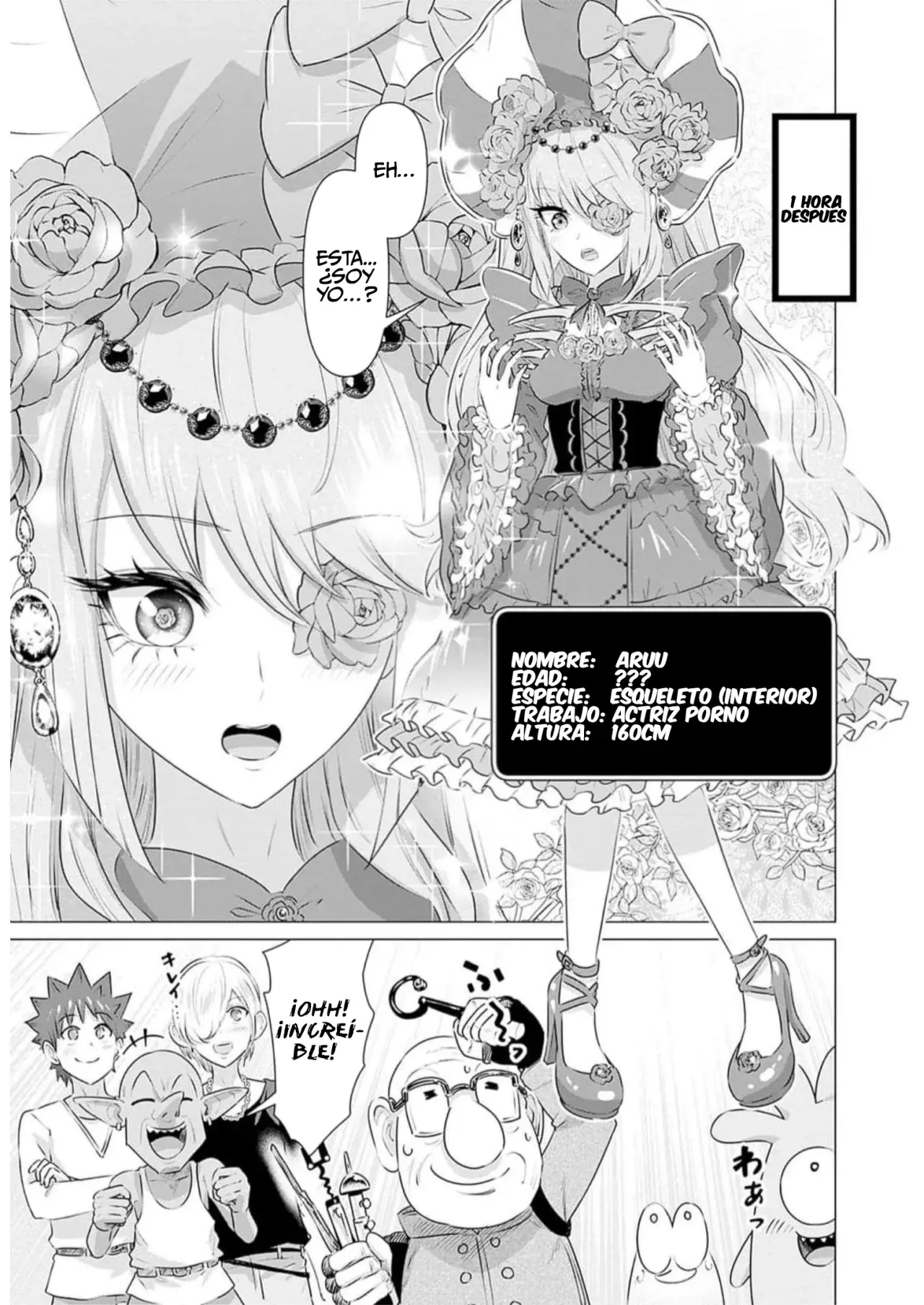 Isekai Pornstar ~Shiru danyuu ga isekai tensei shite ero chishiki furu katsuyo de musou danyuu ni naru hanashi Capitulo 28: La Solicitud de un Esqueleto 2 página 6