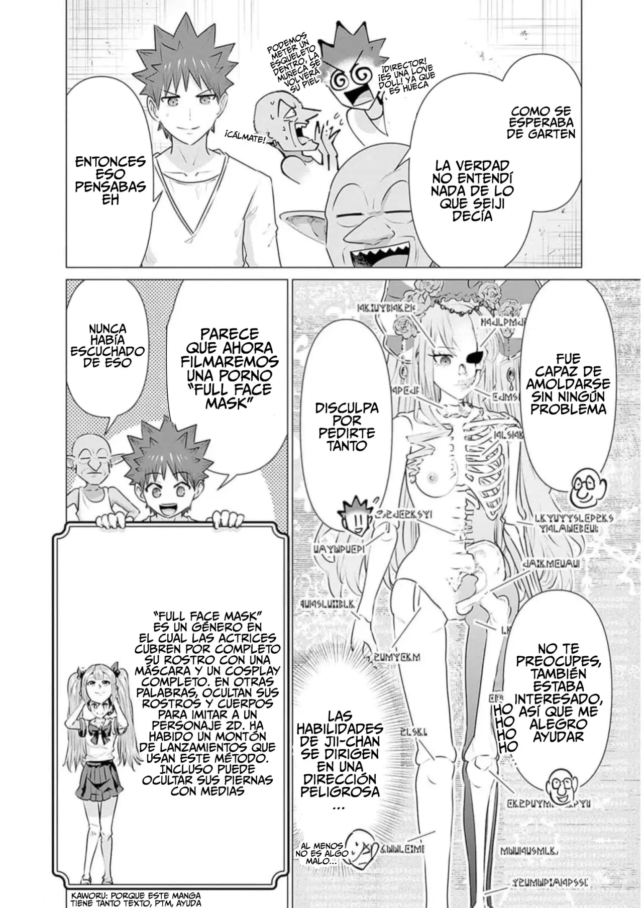 Isekai Pornstar ~Shiru danyuu ga isekai tensei shite ero chishiki furu katsuyo de musou danyuu ni naru hanashi Capitulo 28: La Solicitud de un Esqueleto 2 página 7