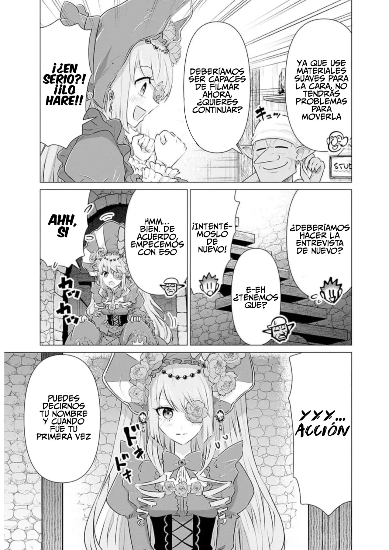 Isekai Pornstar ~Shiru danyuu ga isekai tensei shite ero chishiki furu katsuyo de musou danyuu ni naru hanashi Capitulo 28: La Solicitud de un Esqueleto 2 página 8