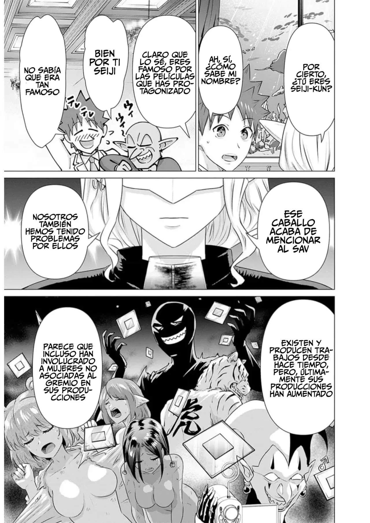 Isekai Pornstar ~Shiru danyuu ga isekai tensei shite ero chishiki furu katsuyo de musou danyuu ni naru hanashi Capitulo 31: Una noche en V-Queensland 2 página 8