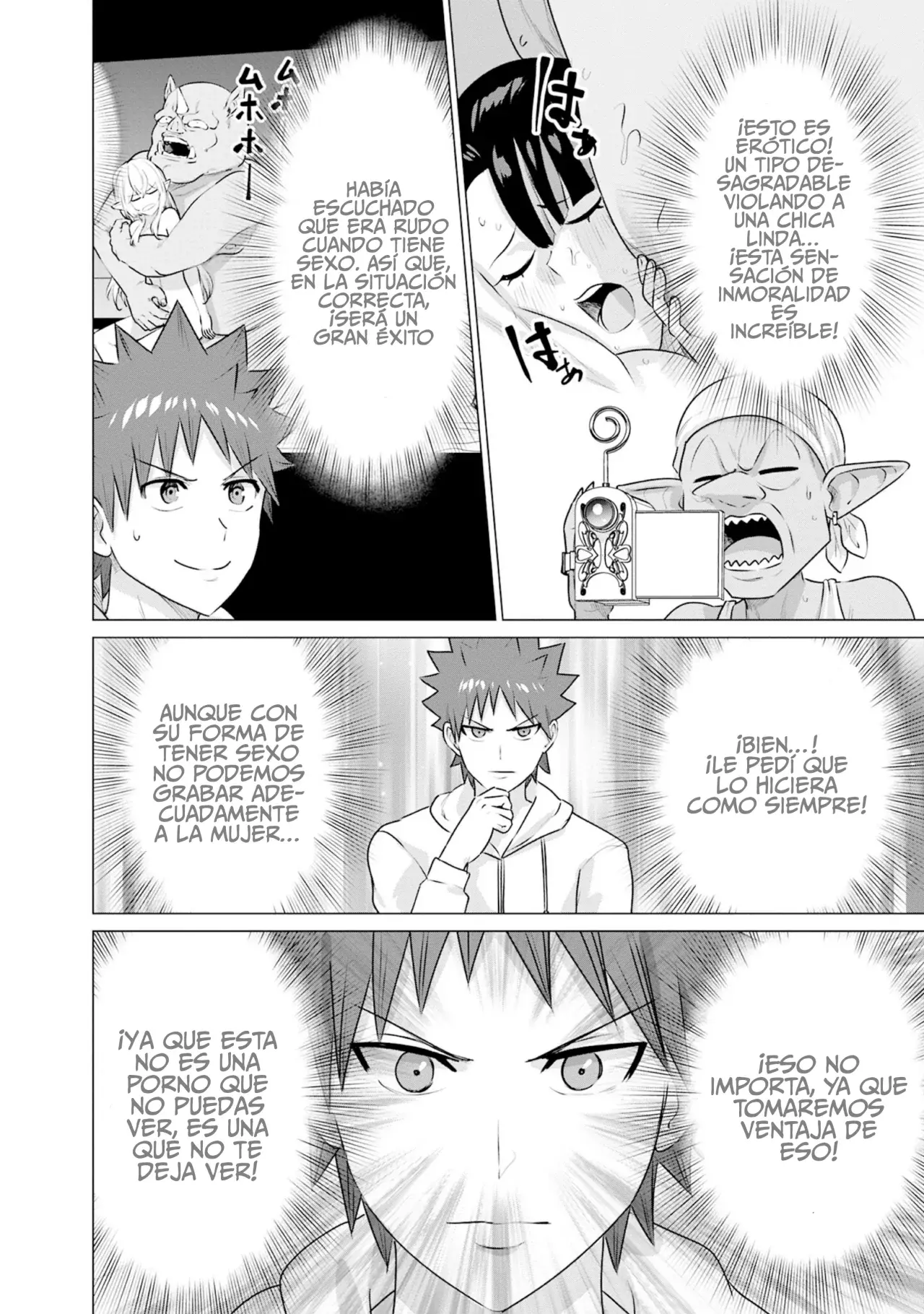 Isekai Pornstar ~Shiru danyuu ga isekai tensei shite ero chishiki furu katsuyo de musou danyuu ni naru hanashi Capitulo 34: La asistente de la Orden de Caballería y el actor orco 2 página 13