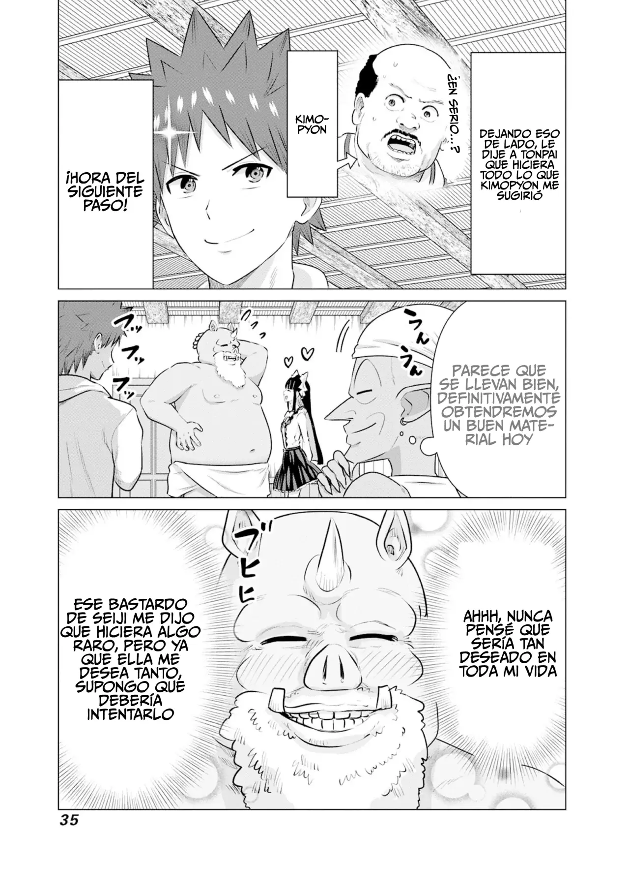 Isekai Pornstar ~Shiru danyuu ga isekai tensei shite ero chishiki furu katsuyo de musou danyuu ni naru hanashi Capitulo 34: La asistente de la Orden de Caballería y el actor orco 2 página 6