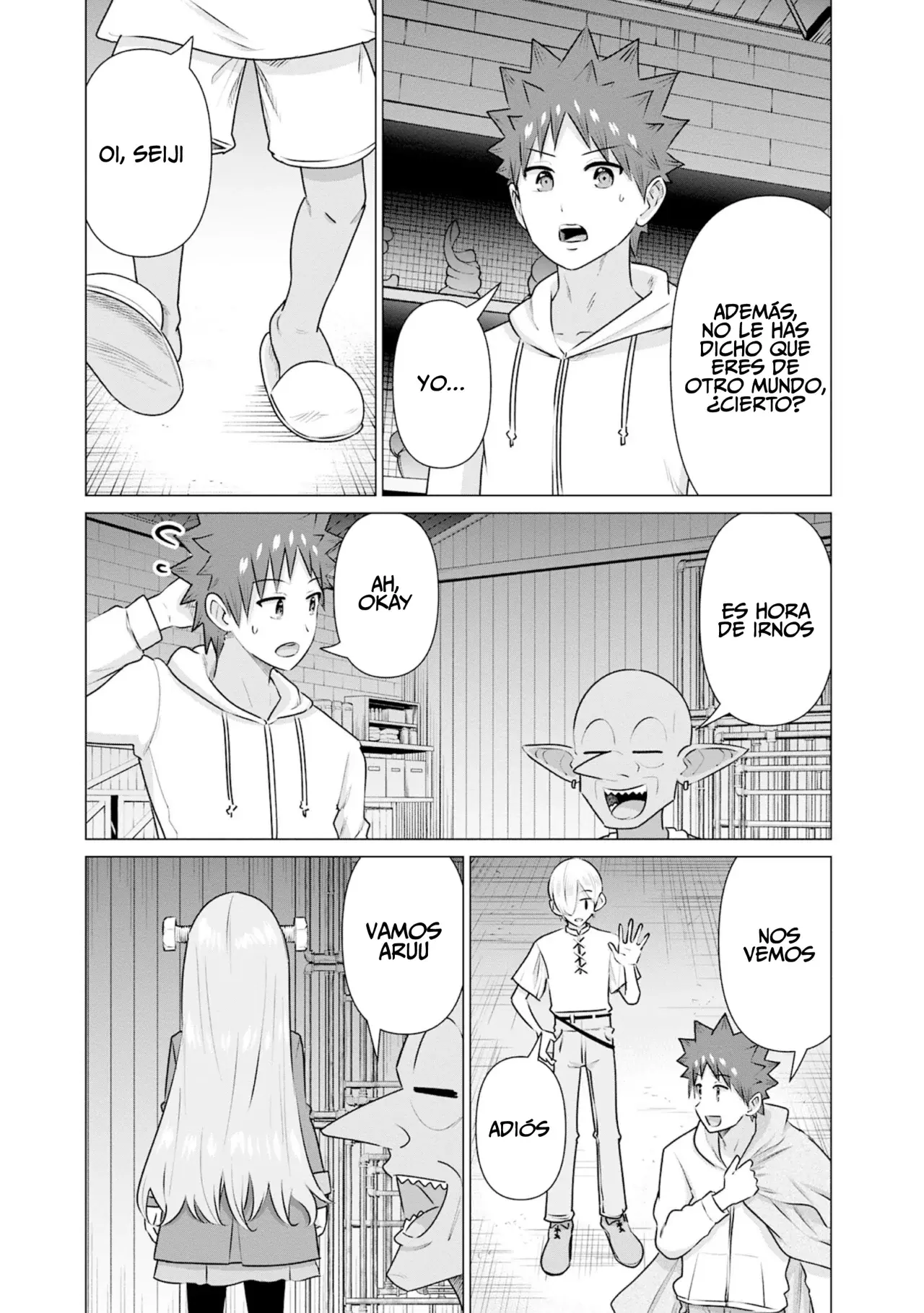 Isekai Pornstar ~Shiru danyuu ga isekai tensei shite ero chishiki furu katsuyo de musou danyuu ni naru hanashi Capitulo 35: Enano y la técnica de Aruu 1 página 10