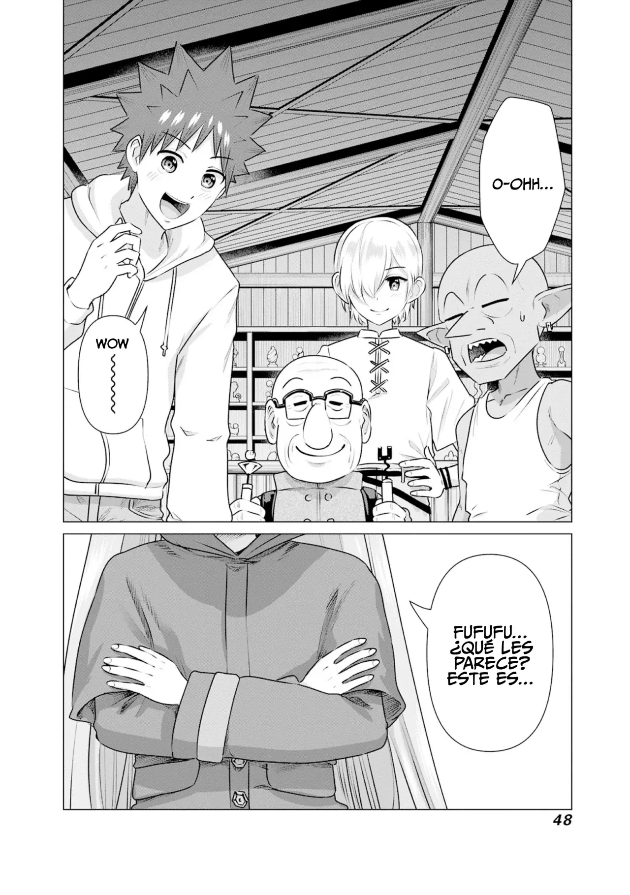 Isekai Pornstar ~Shiru danyuu ga isekai tensei shite ero chishiki furu katsuyo de musou danyuu ni naru hanashi Capitulo 35: Enano y la técnica de Aruu 1 página 3