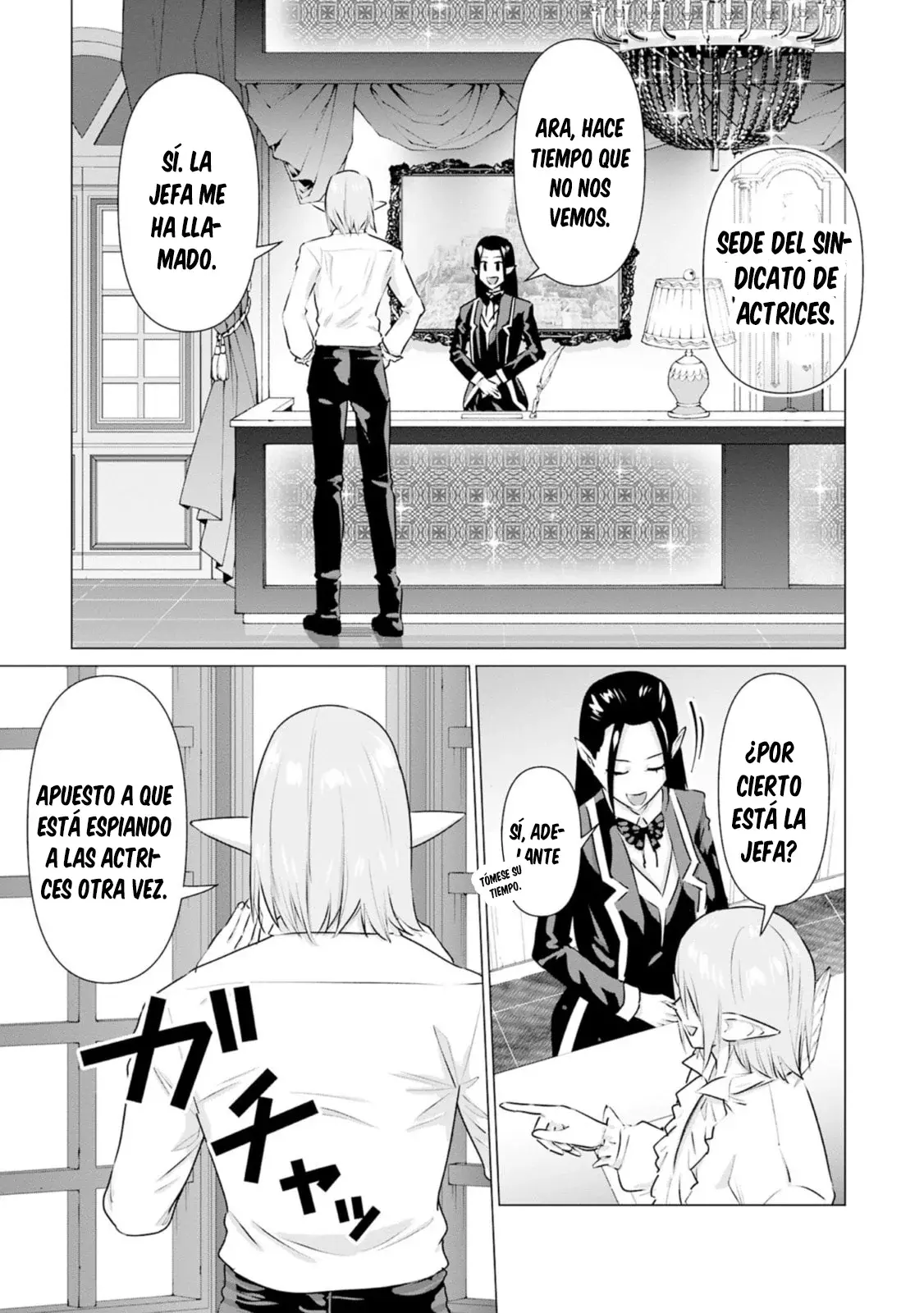 Isekai Pornstar ~Shiru danyuu ga isekai tensei shite ero chishiki furu katsuyo de musou danyuu ni naru hanashi Capitulo 38 página 9