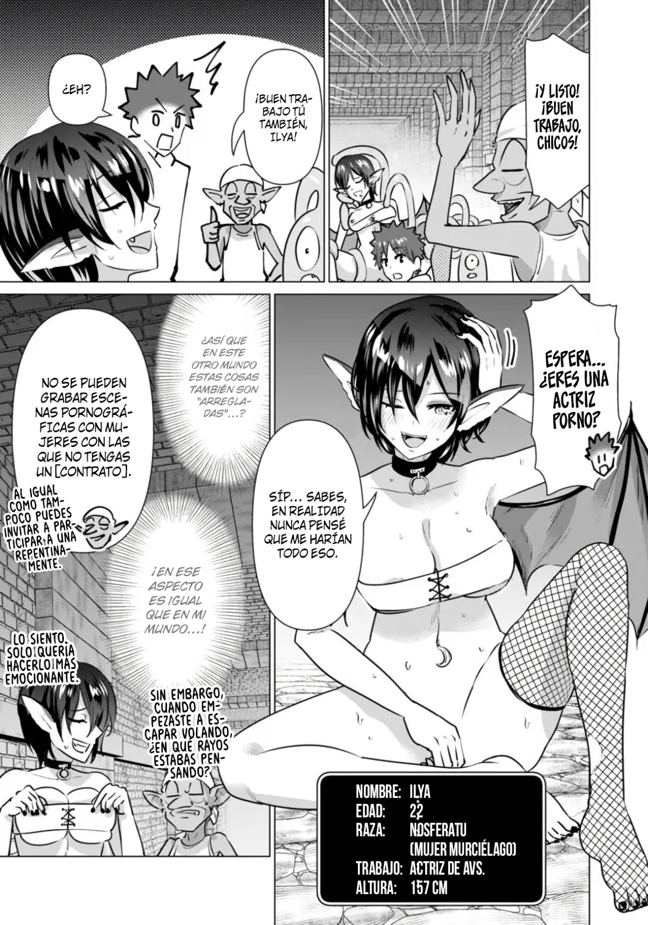 Isekai Pornstar ~Shiru danyuu ga isekai tensei shite ero chishiki furu katsuyo de musou danyuu ni naru hanashi Capitulo 4 página 15