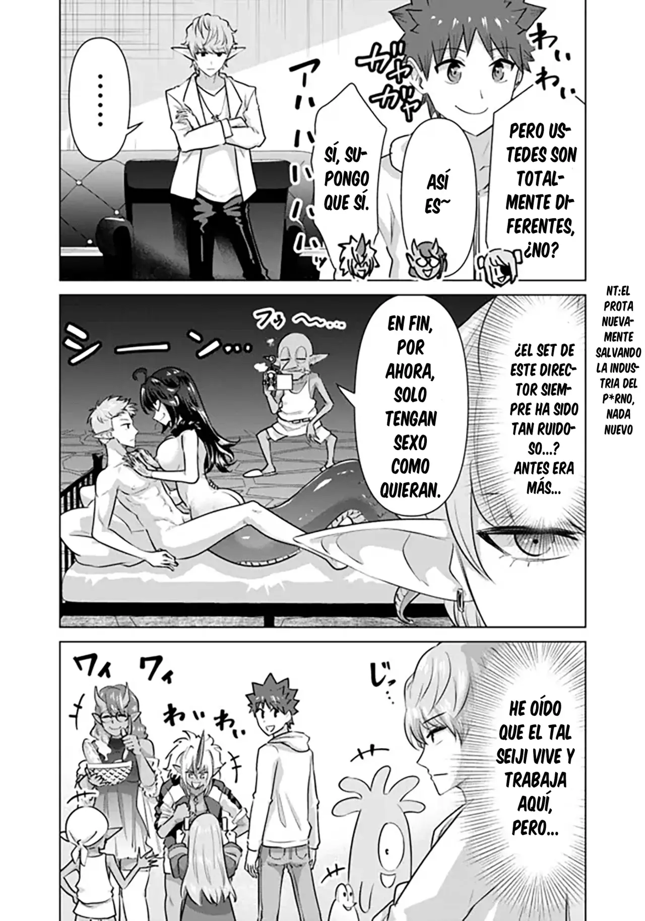 Isekai Pornstar ~Shiru danyuu ga isekai tensei shite ero chishiki furu katsuyo de musou danyuu ni naru hanashi Capitulo 47 página 12