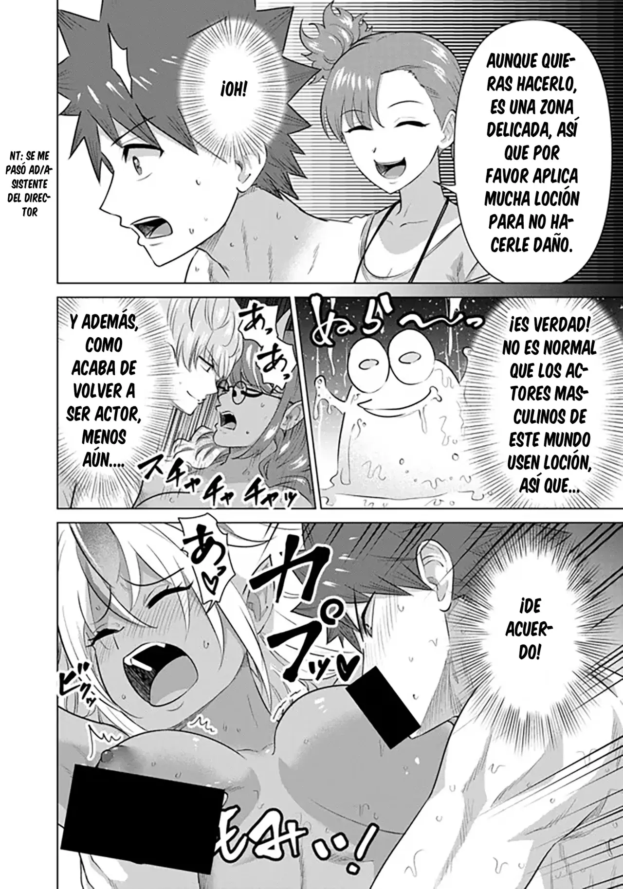 Isekai Pornstar ~Shiru danyuu ga isekai tensei shite ero chishiki furu katsuyo de musou danyuu ni naru hanashi Capitulo 48 página 14
