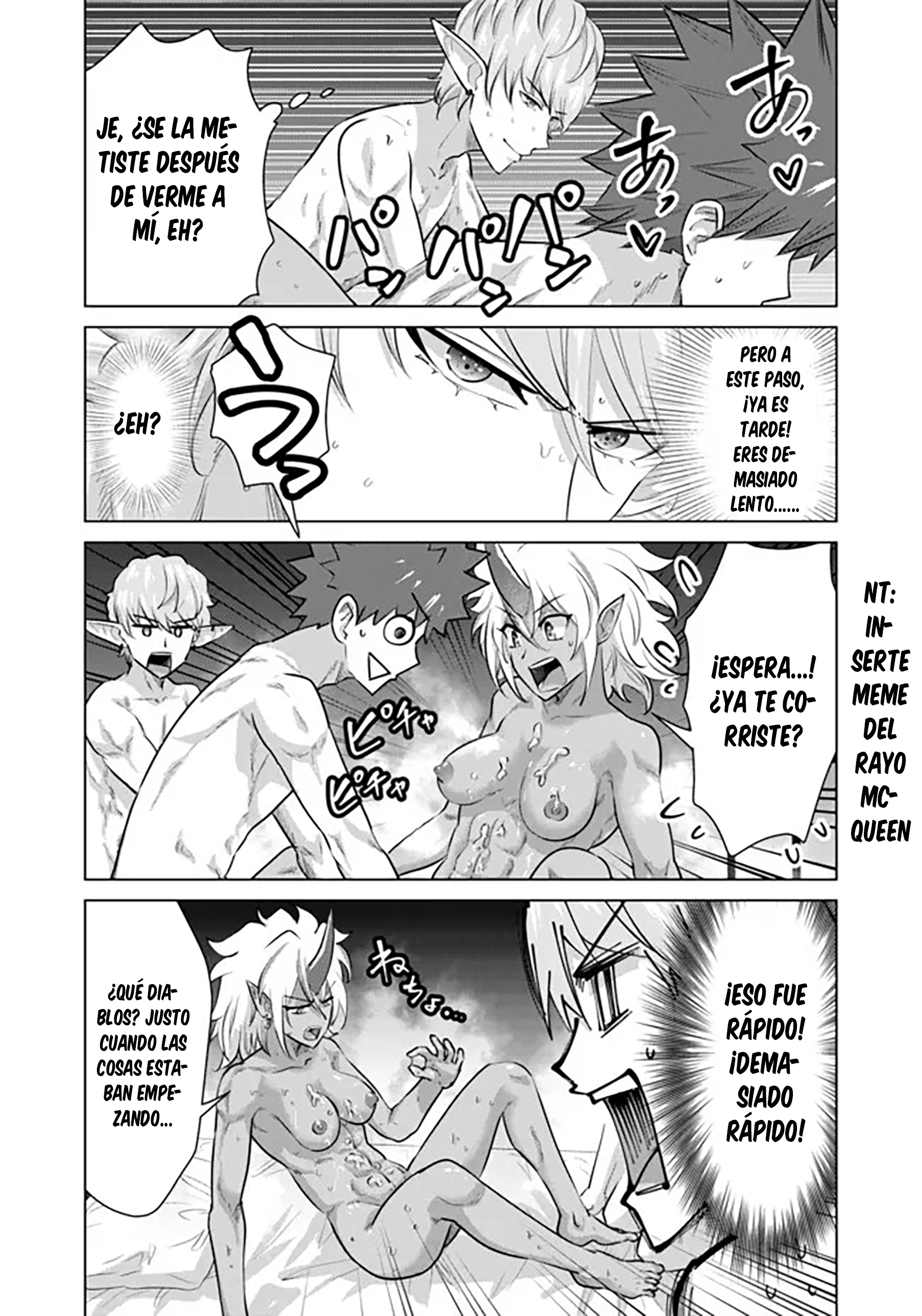 Isekai Pornstar ~Shiru danyuu ga isekai tensei shite ero chishiki furu katsuyo de musou danyuu ni naru hanashi Capitulo 49 página 7