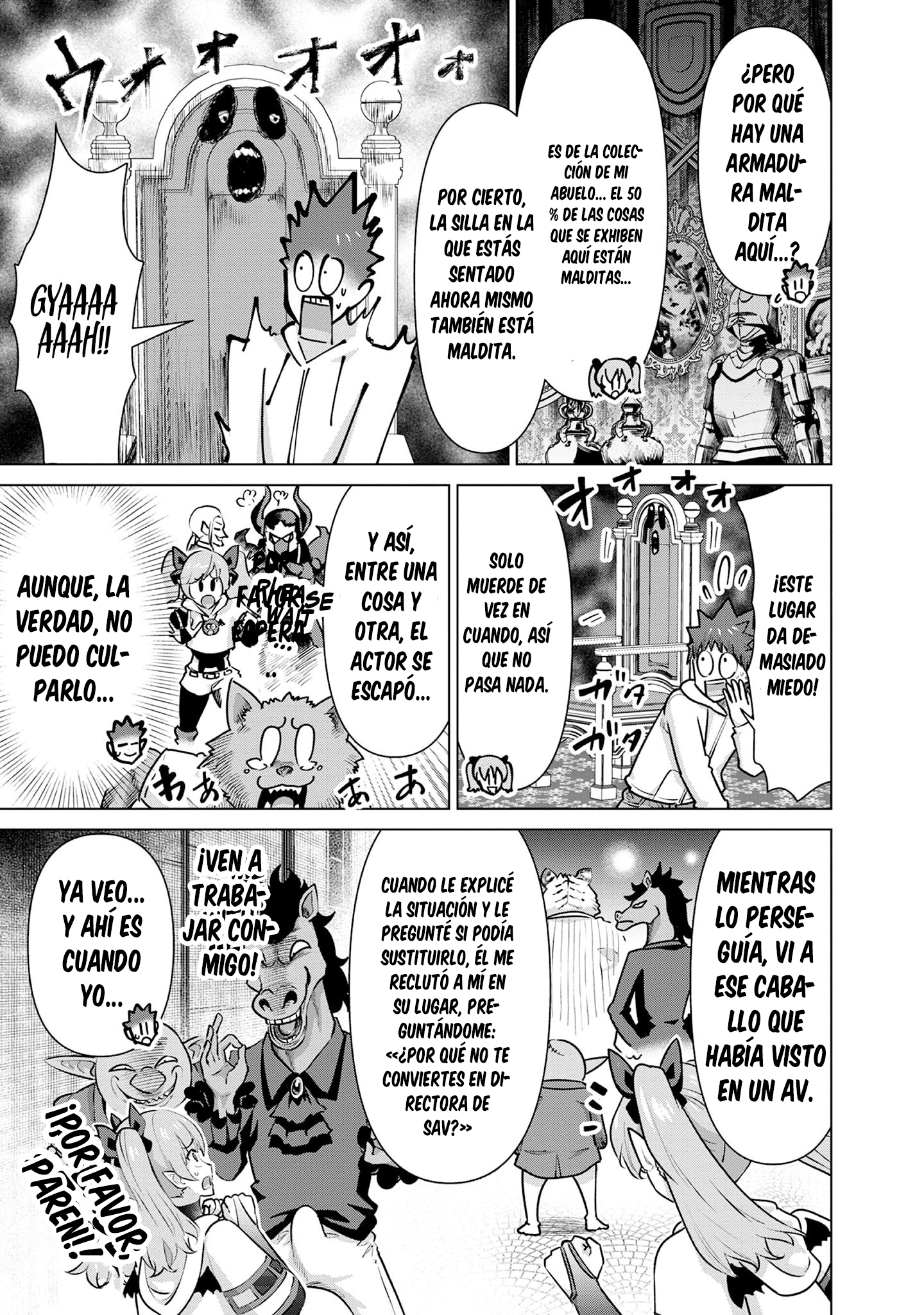 Isekai Pornstar ~Shiru danyuu ga isekai tensei shite ero chishiki furu katsuyo de musou danyuu ni naru hanashi Capitulo 51 página 12