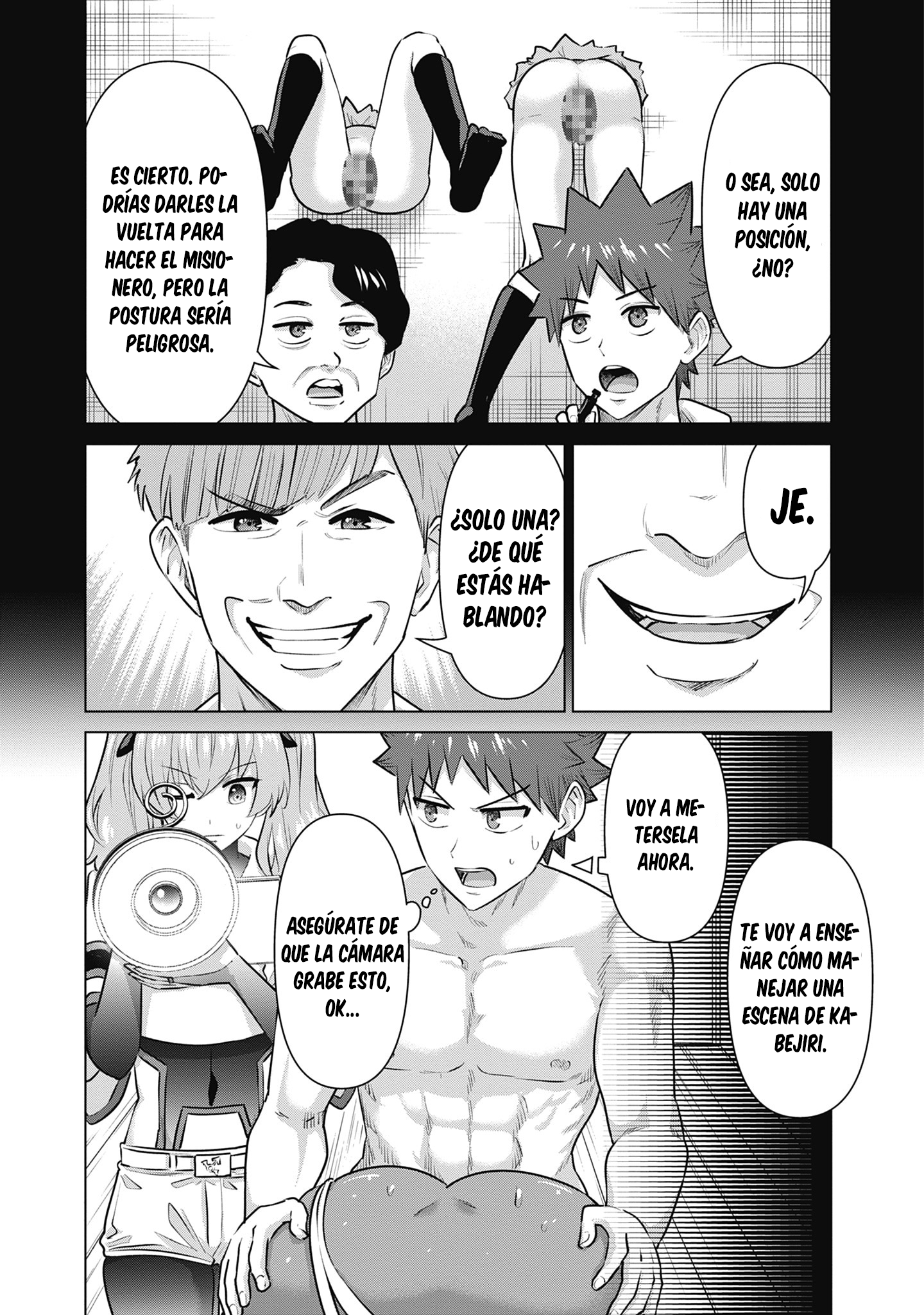 Isekai Pornstar ~Shiru danyuu ga isekai tensei shite ero chishiki furu katsuyo de musou danyuu ni naru hanashi Capitulo 54 página 4