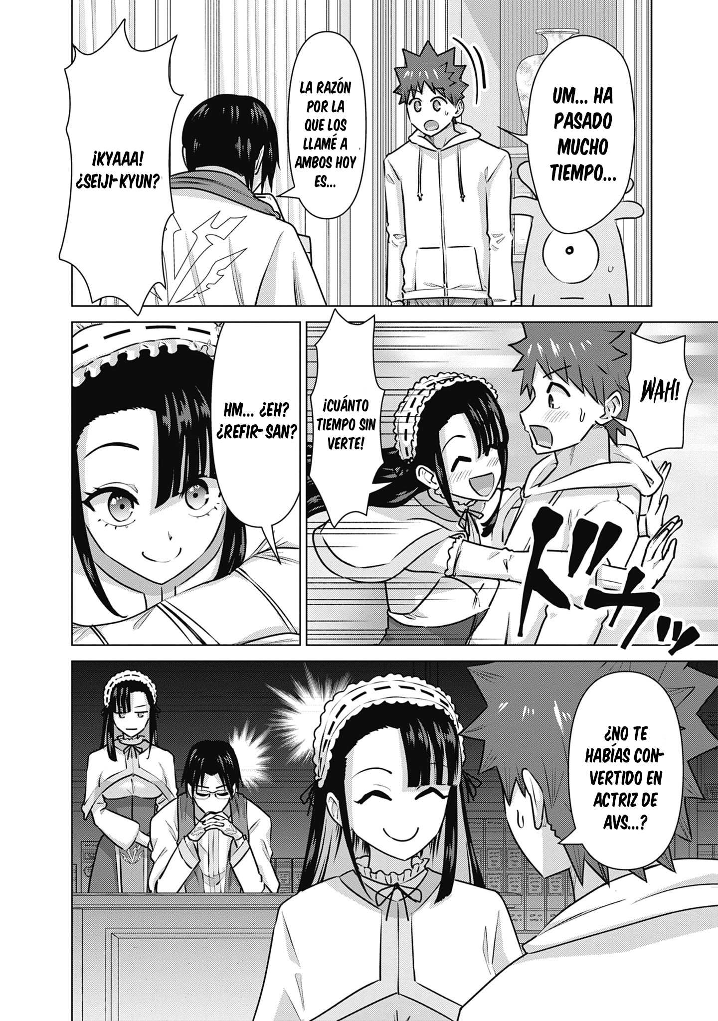 Isekai Pornstar ~Shiru danyuu ga isekai tensei shite ero chishiki furu katsuyo de musou danyuu ni naru hanashi Capitulo 55 página 5