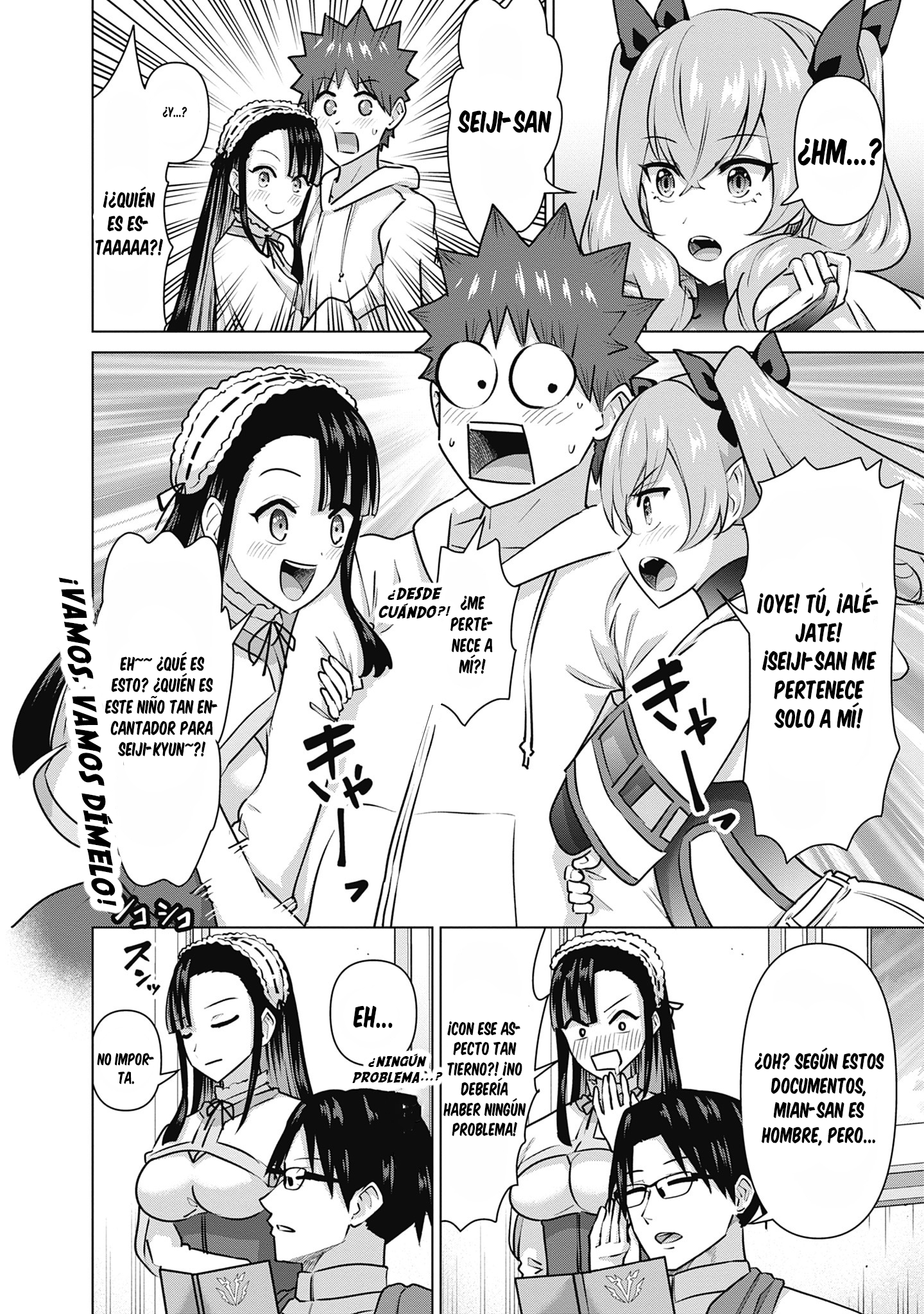 Isekai Pornstar ~Shiru danyuu ga isekai tensei shite ero chishiki furu katsuyo de musou danyuu ni naru hanashi Capitulo 55 página 7