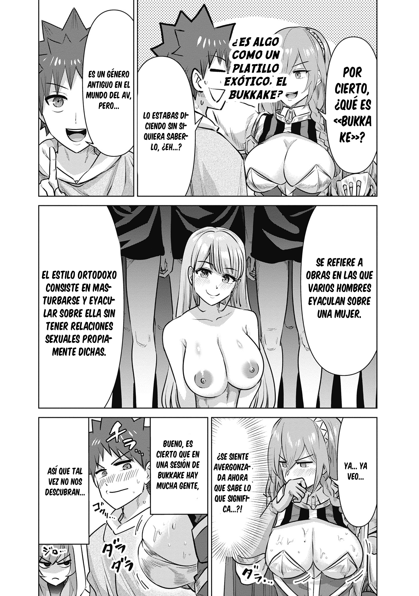 Isekai Pornstar ~Shiru danyuu ga isekai tensei shite ero chishiki furu katsuyo de musou danyuu ni naru hanashi Capitulo 56 página 10
