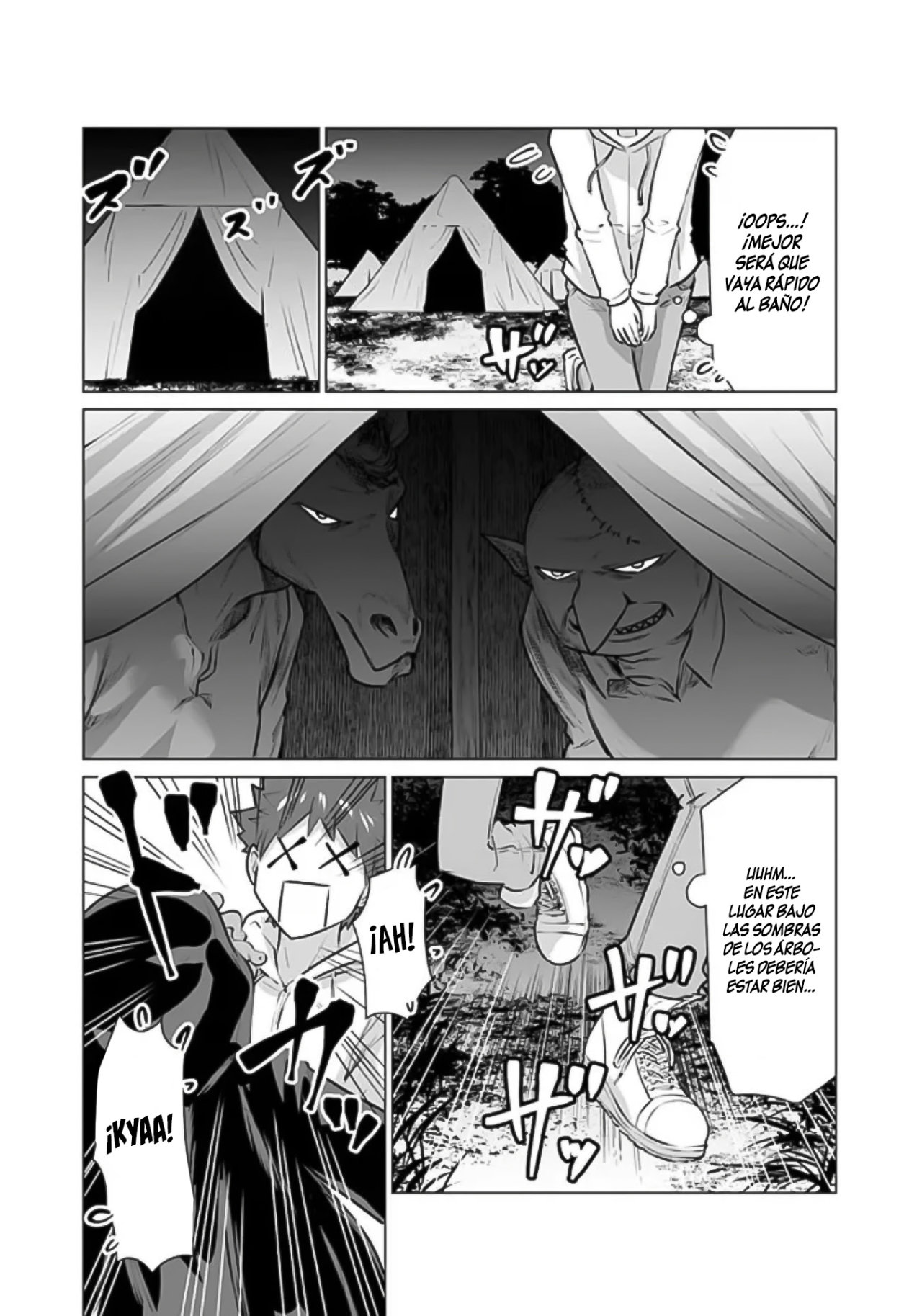Isekai Pornstar ~Shiru danyuu ga isekai tensei shite ero chishiki furu katsuyo de musou danyuu ni naru hanashi Capitulo 7: El tren mágico y el viejo director zorgain página 13