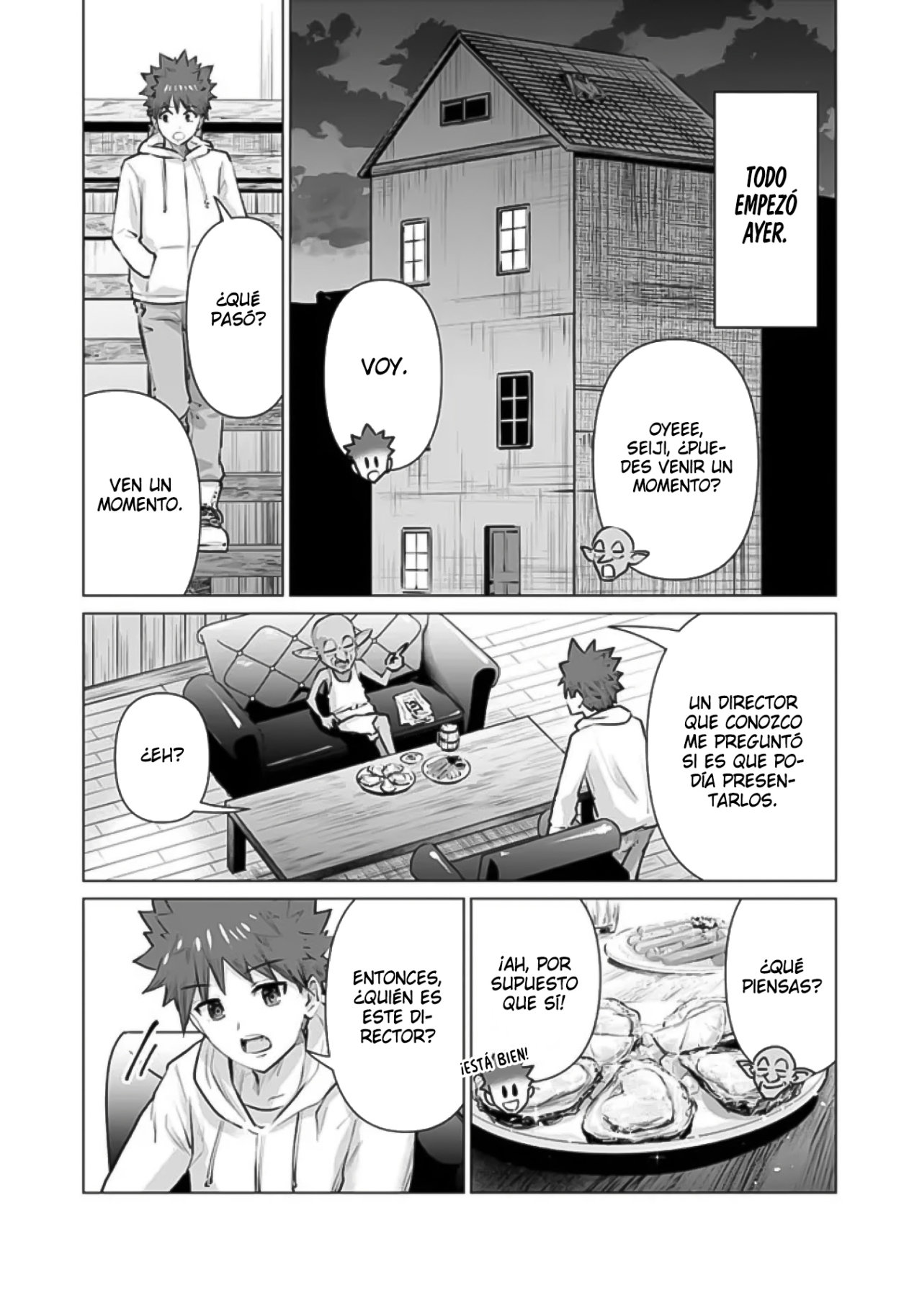 Isekai Pornstar ~Shiru danyuu ga isekai tensei shite ero chishiki furu katsuyo de musou danyuu ni naru hanashi Capitulo 7: El tren mágico y el viejo director zorgain página 5