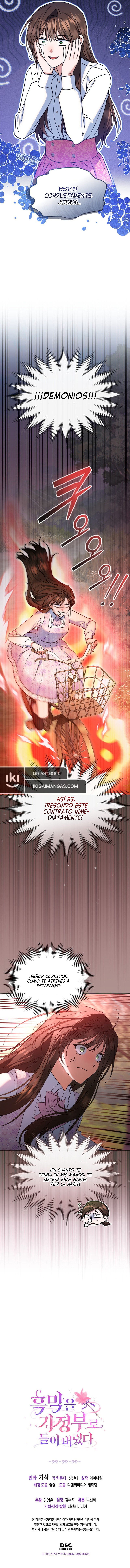 Tomé Al Villano Como Ama De Llaves Capitulo 2 página 11