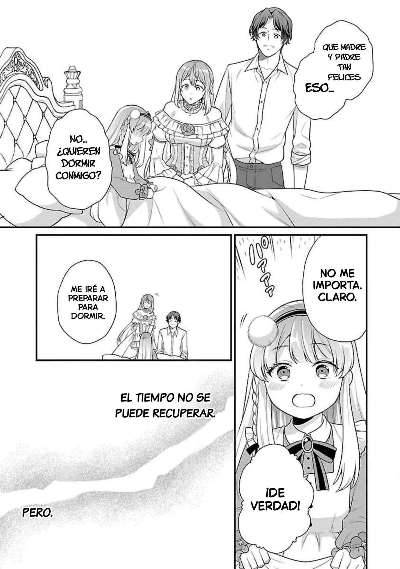 Reencarné como el padre de una joven malvada, así que adoro a mi esposa y a mi hija. Capitulo 1 página 45
