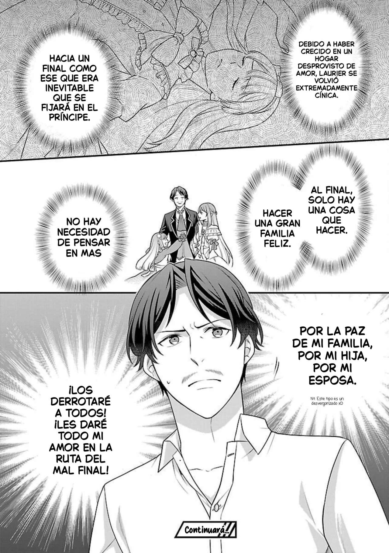 Reencarné como el padre de una joven malvada, así que adoro a mi esposa y a mi hija. Capitulo 1 página 57