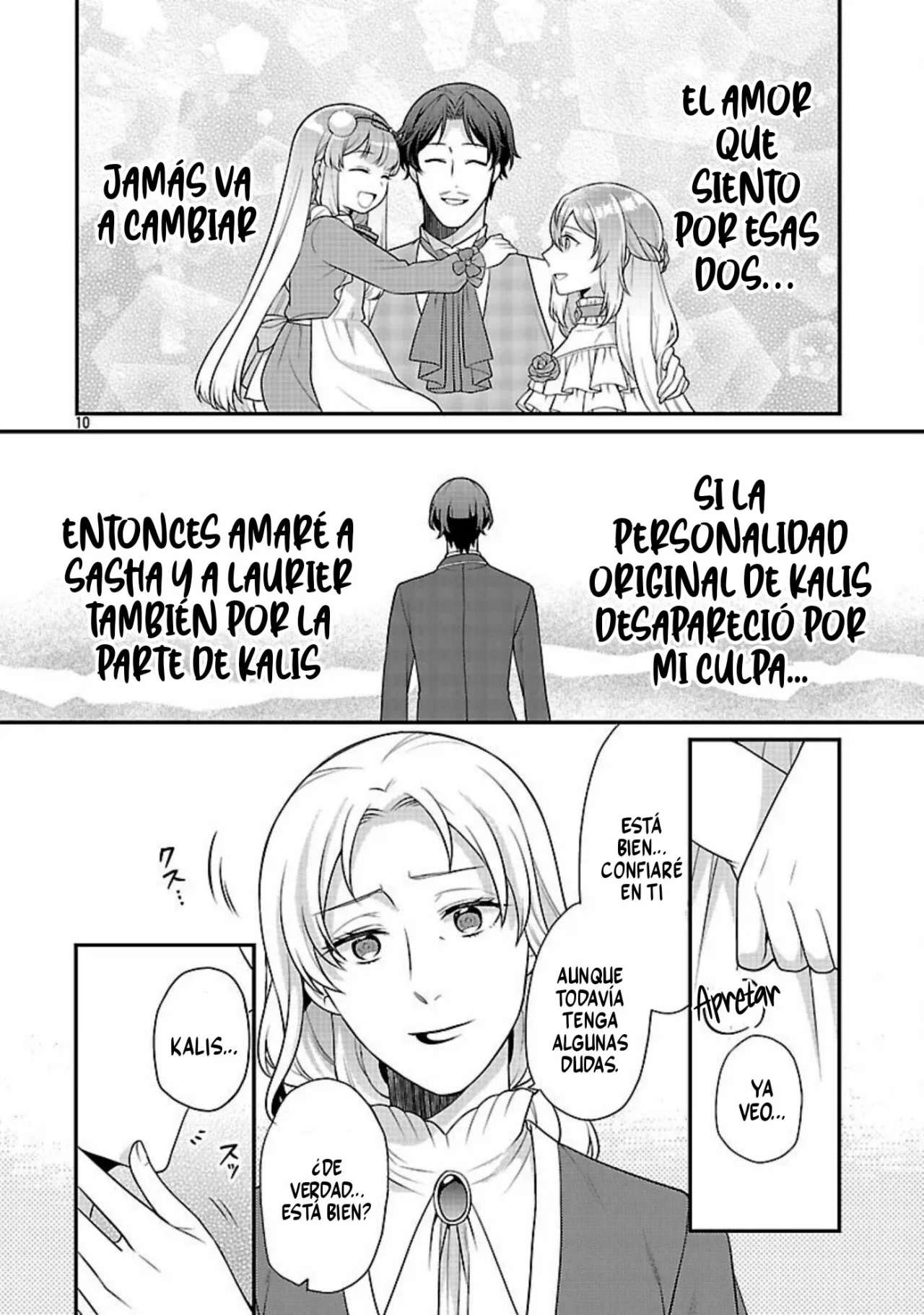 Reencarné como el padre de una joven malvada, así que adoro a mi esposa y a mi hija. Capitulo 10 página 11
