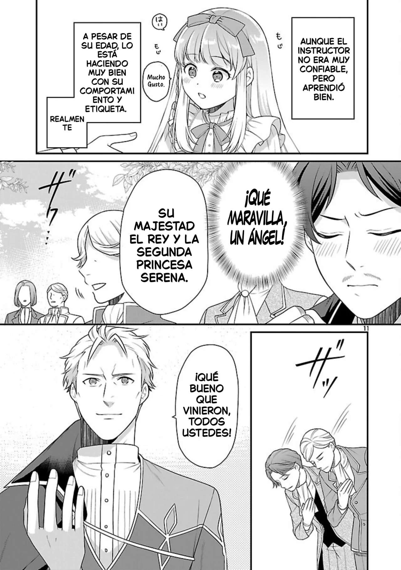 Reencarné como el padre de una joven malvada, así que adoro a mi esposa y a mi hija. Capitulo 3 página 14