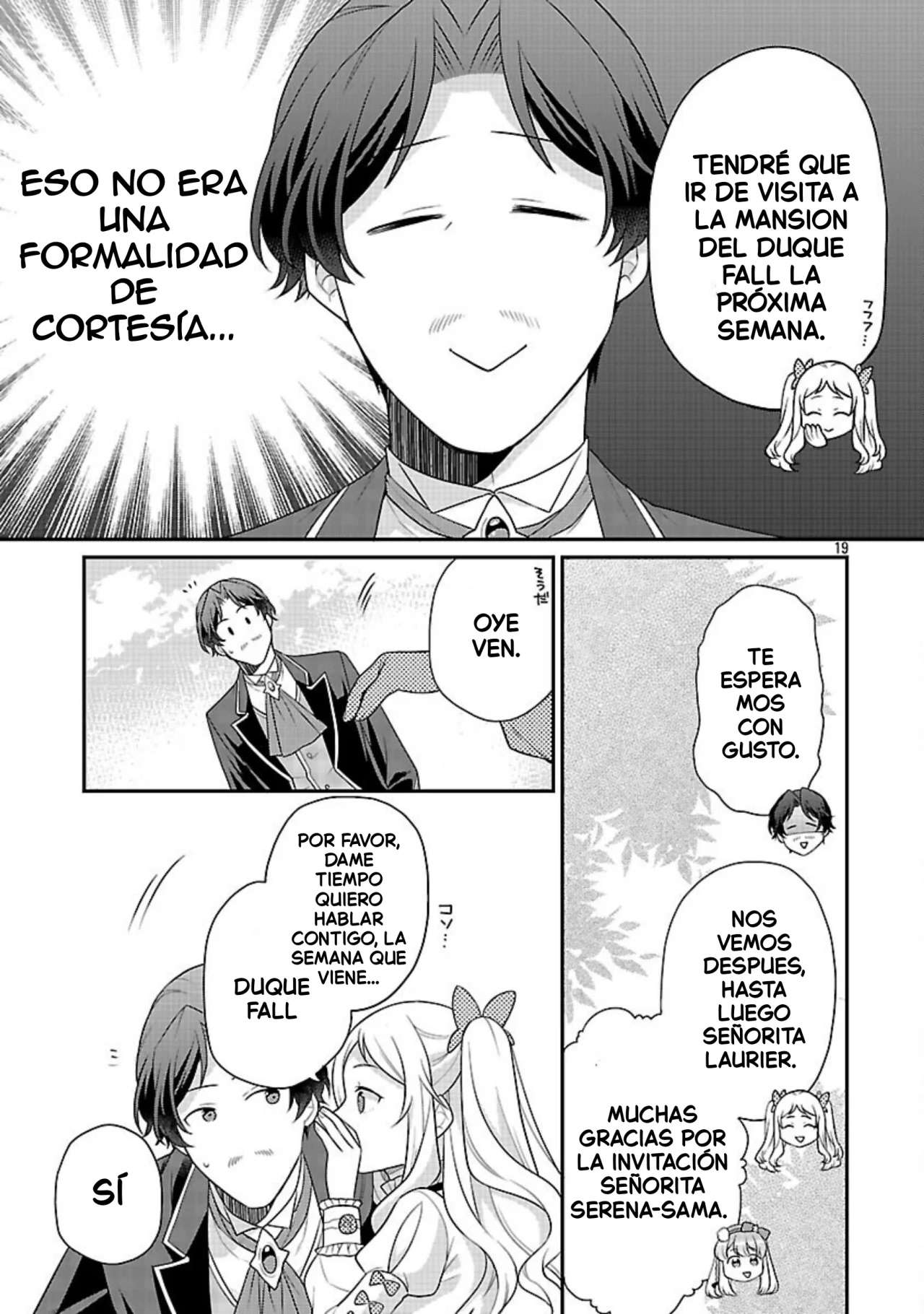 Reencarné como el padre de una joven malvada, así que adoro a mi esposa y a mi hija. Capitulo 4 página 21