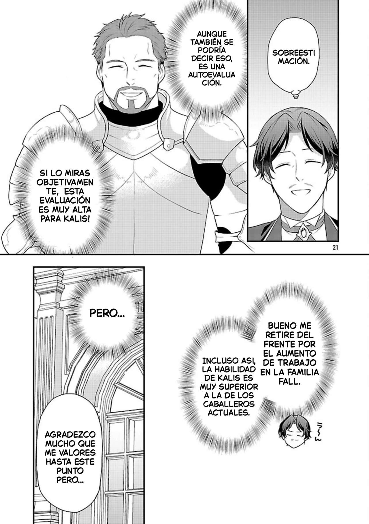 Reencarné como el padre de una joven malvada, así que adoro a mi esposa y a mi hija. Capitulo 6 página 27