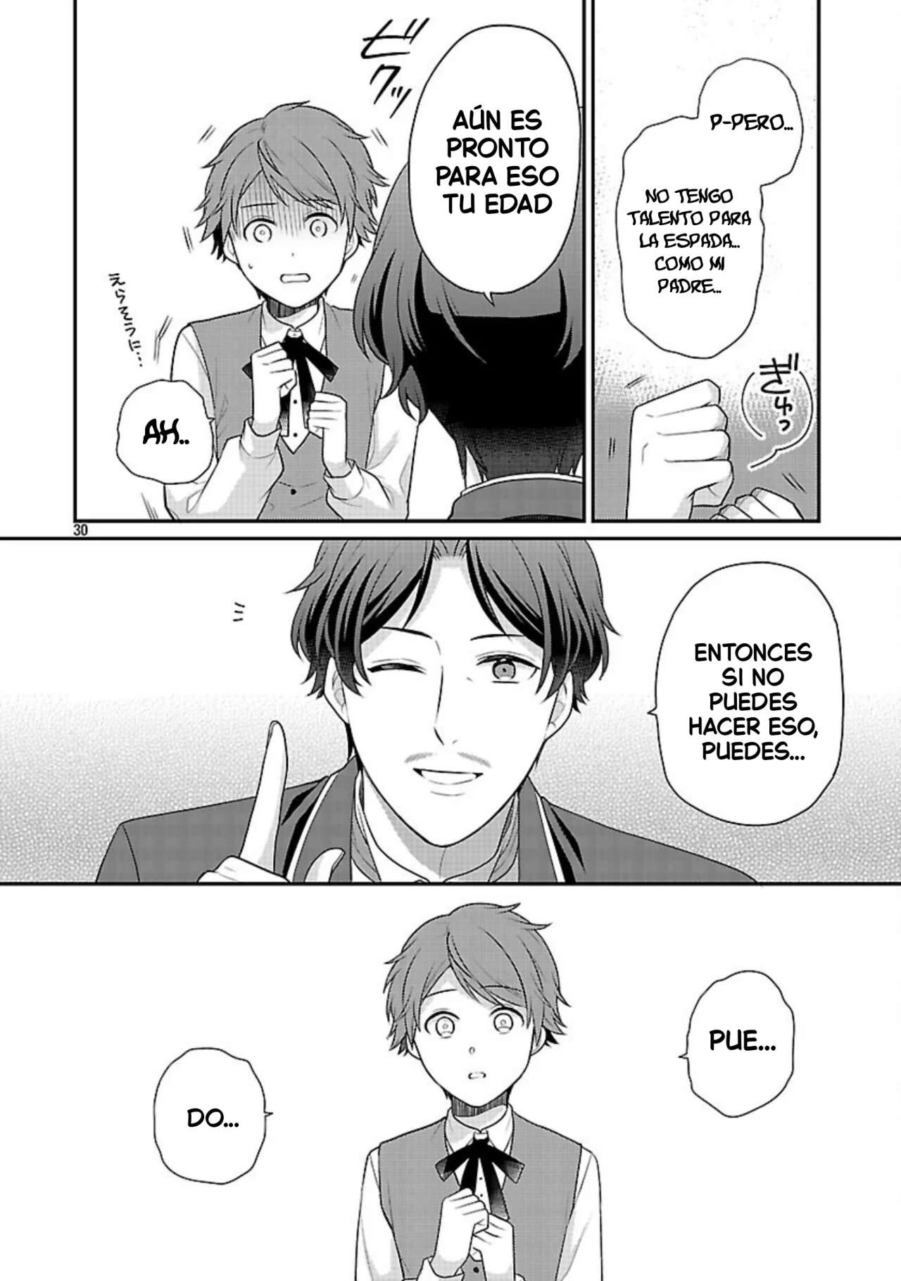 Reencarné como el padre de una joven malvada, así que adoro a mi esposa y a mi hija. Capitulo 6 página 36