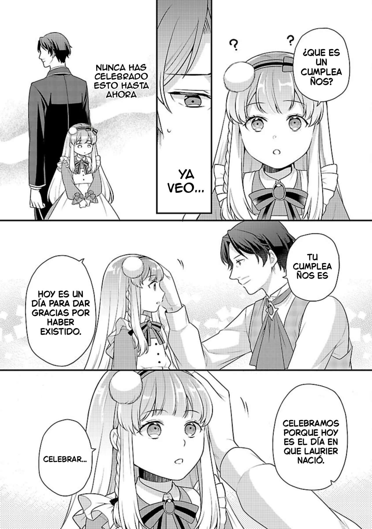 Reencarné como el padre de una joven malvada, así que adoro a mi esposa y a mi hija. Capitulo 7 página 21