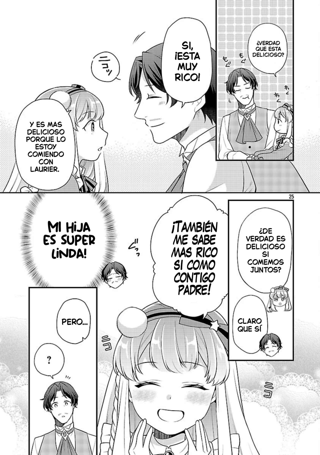 Reencarné como el padre de una joven malvada, así que adoro a mi esposa y a mi hija. Capitulo 7 página 27