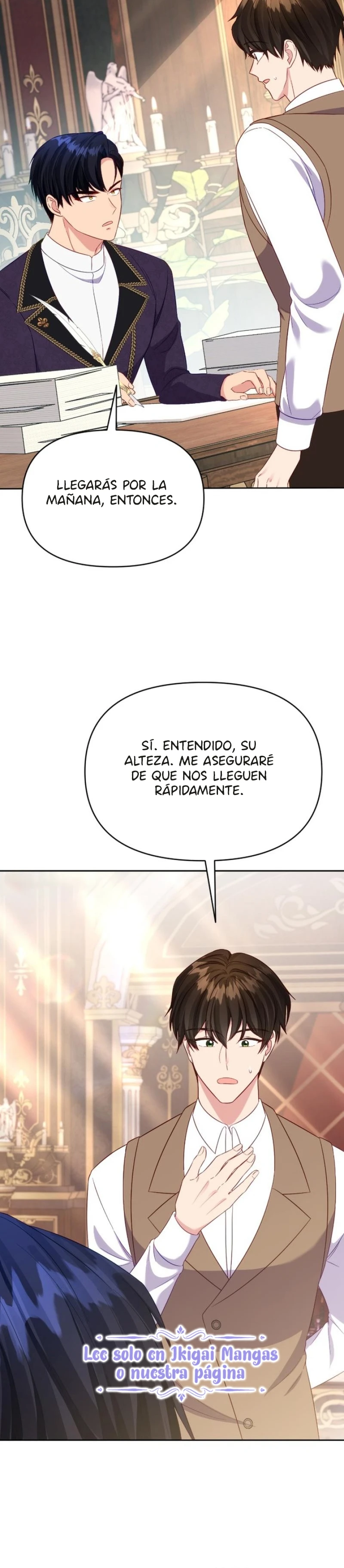 ¿Le gustaría quedarse a trabajar horas extra conmigo, Su Alteza? Capitulo 25 página 18