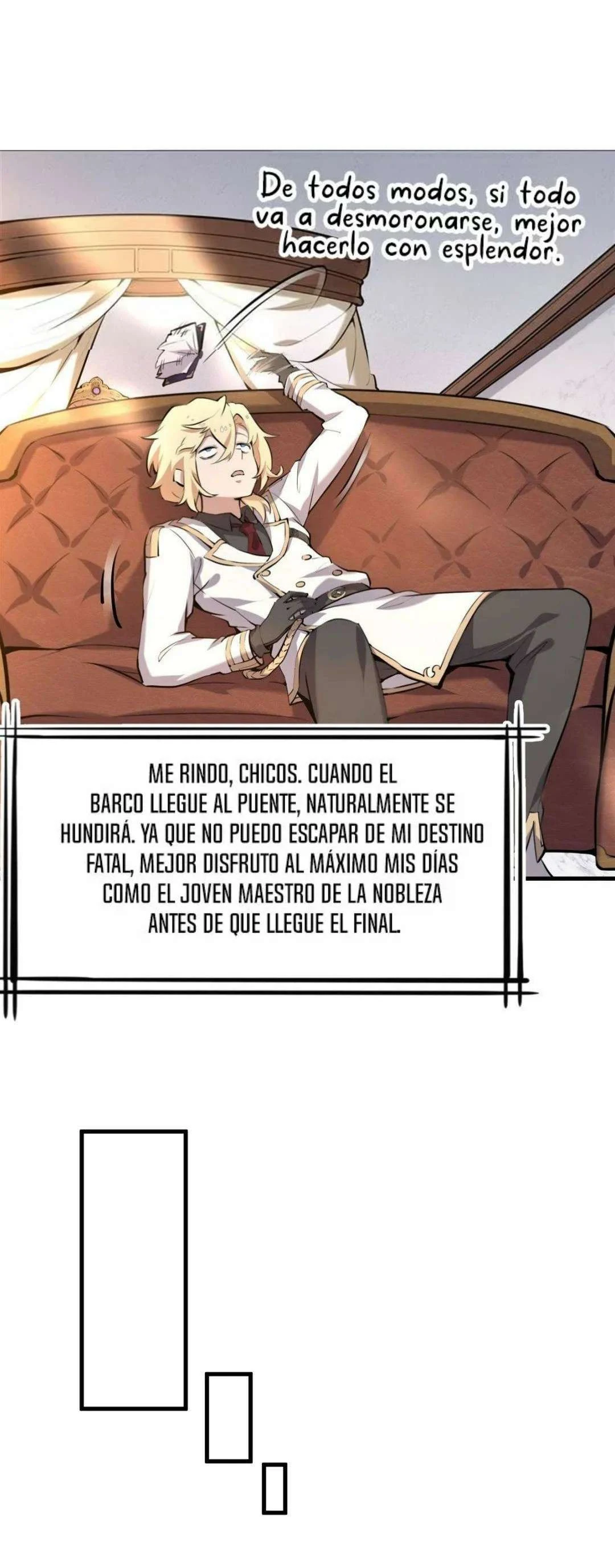 El villano rubio de la novela de la protagonista quiere ser feliz Capitulo 0.1 página 17