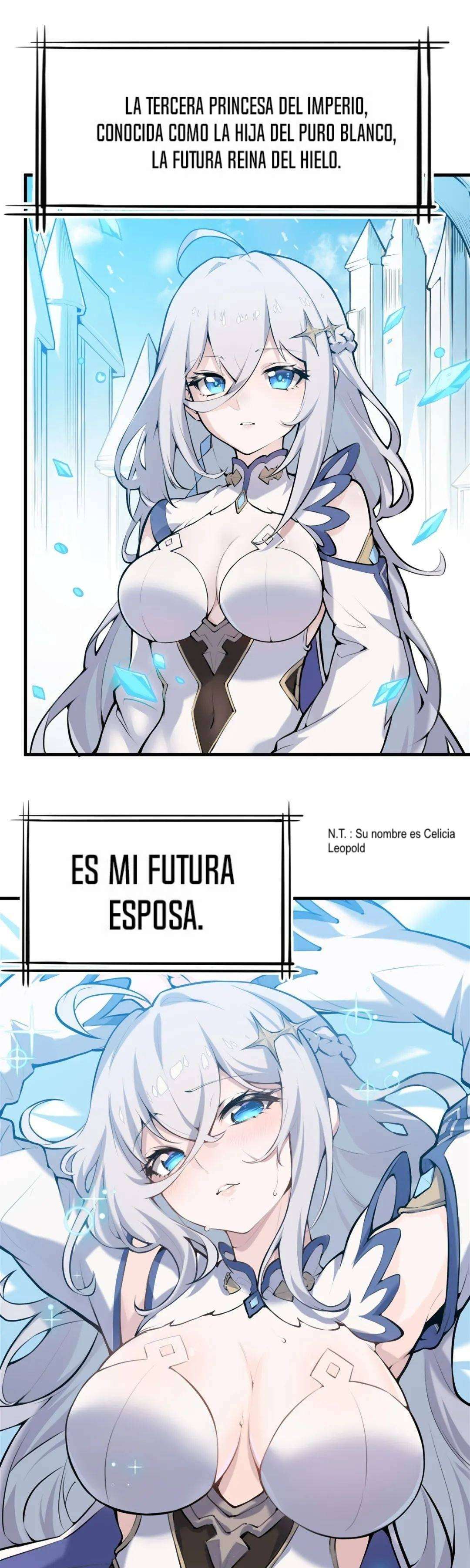 El villano rubio de la novela de la protagonista quiere ser feliz Capitulo 0.1 página 8
