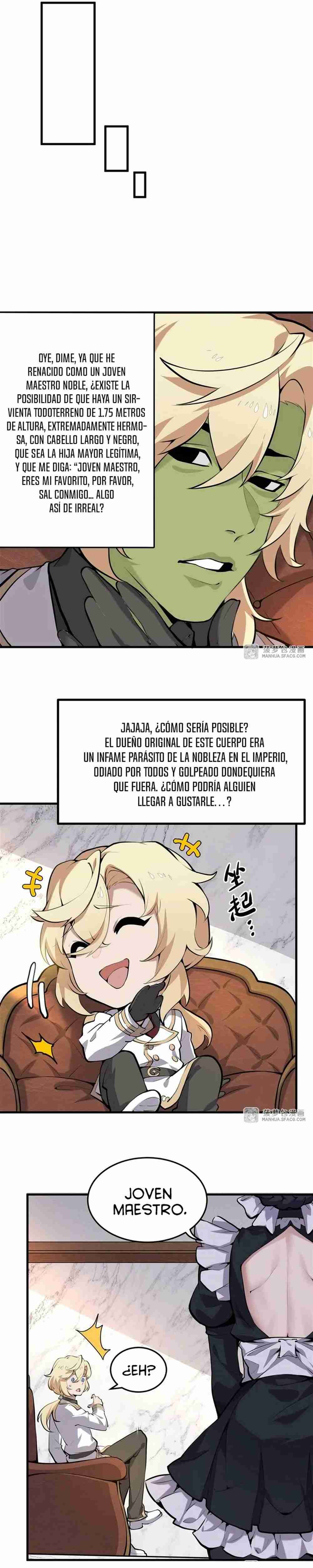 El villano rubio de la novela de la protagonista quiere ser feliz Capitulo 0 página 13