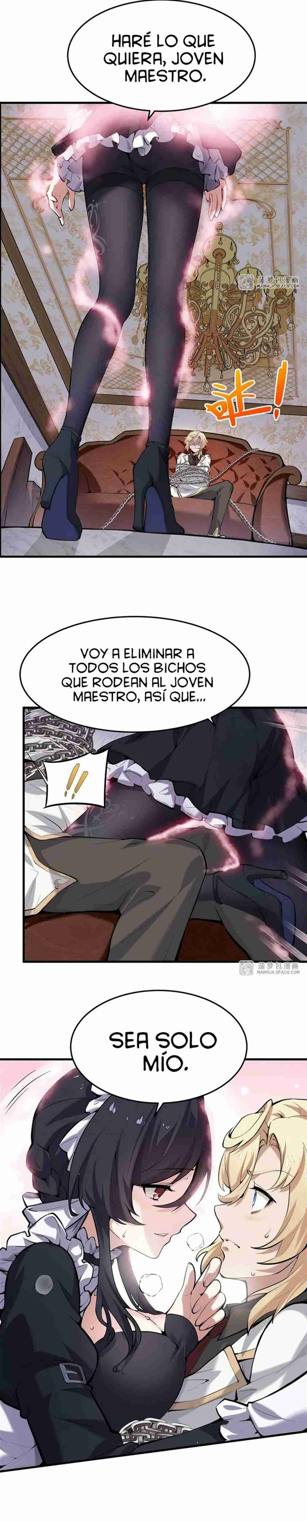 El villano rubio de la novela de la protagonista quiere ser feliz Capitulo 0 página 16