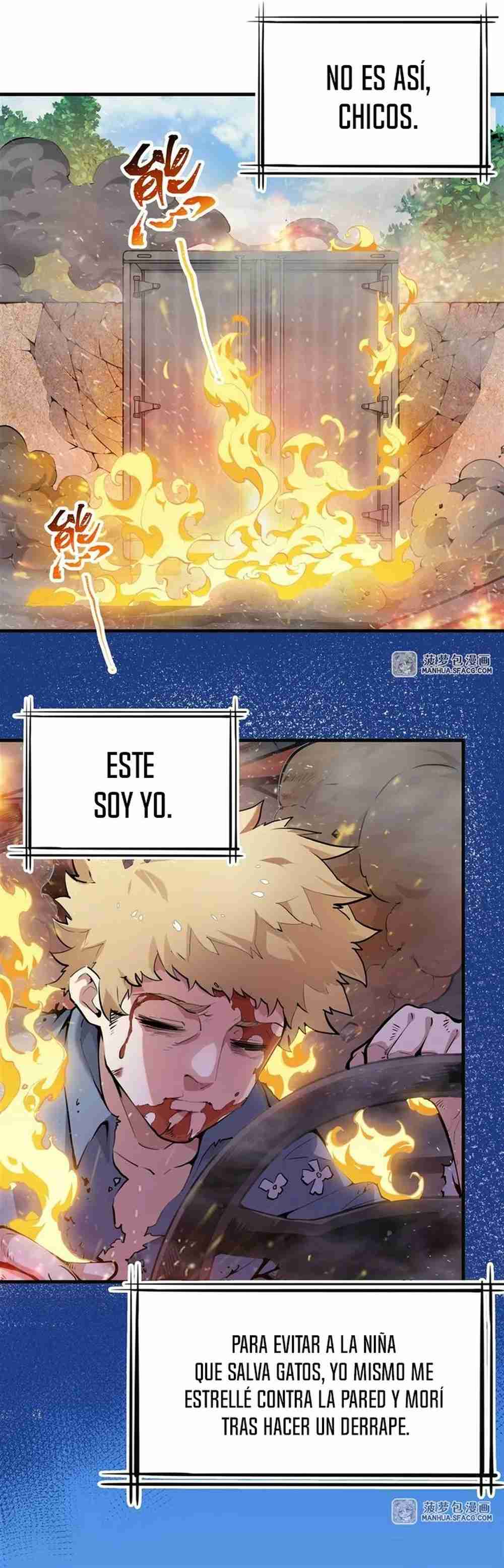 El villano rubio de la novela de la protagonista quiere ser feliz Capitulo 0 página 4