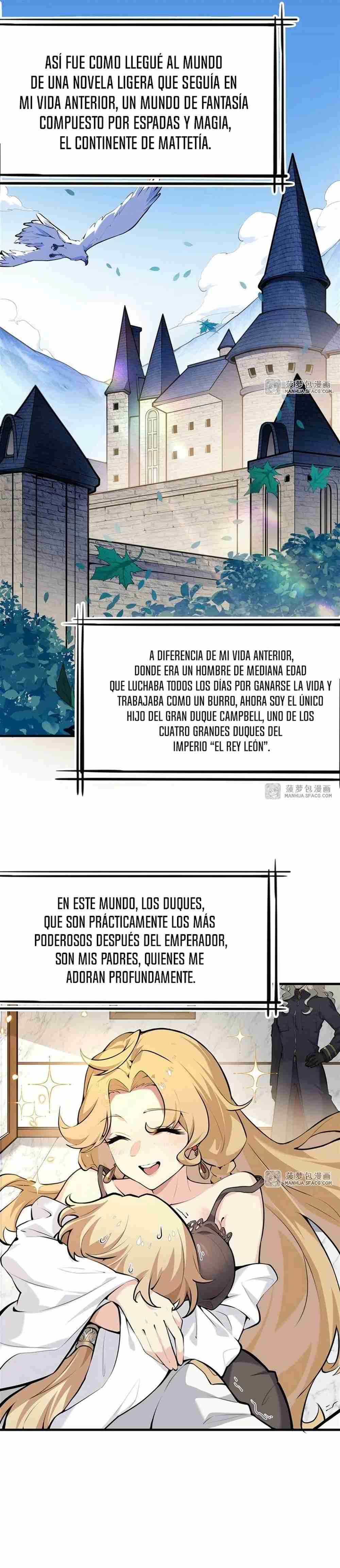El villano rubio de la novela de la protagonista quiere ser feliz Capitulo 0 página 5