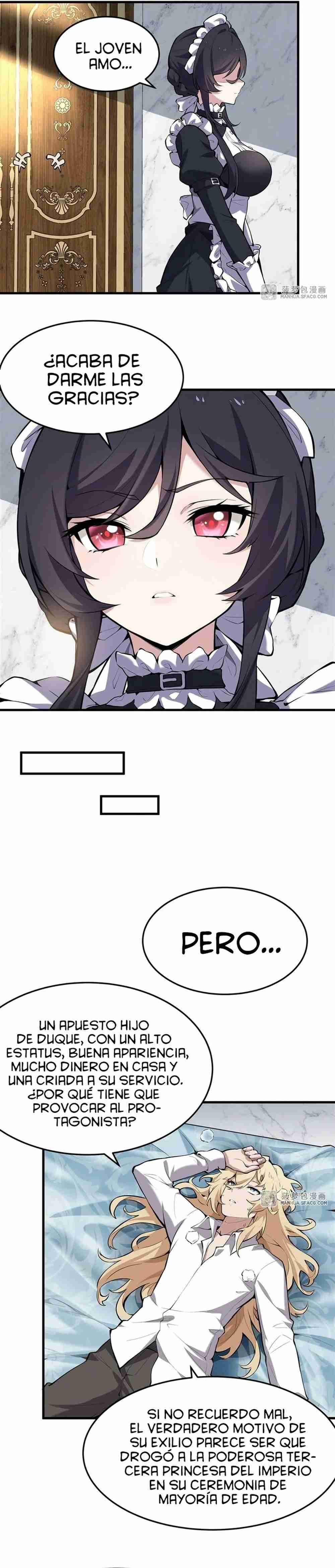El villano rubio de la novela de la protagonista quiere ser feliz Capitulo 1 página 18