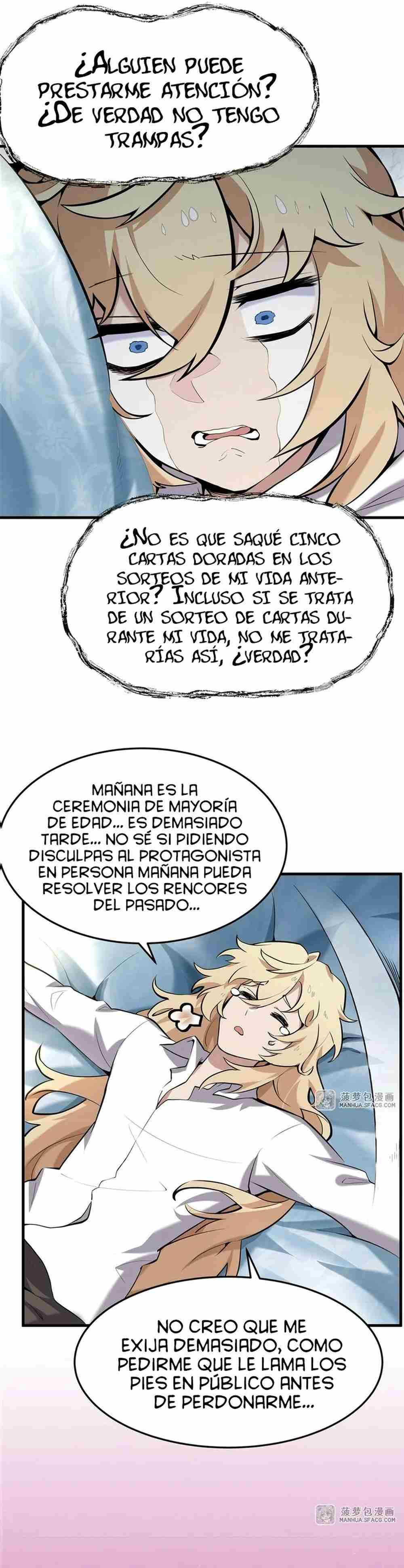 El villano rubio de la novela de la protagonista quiere ser feliz Capitulo 1 página 21