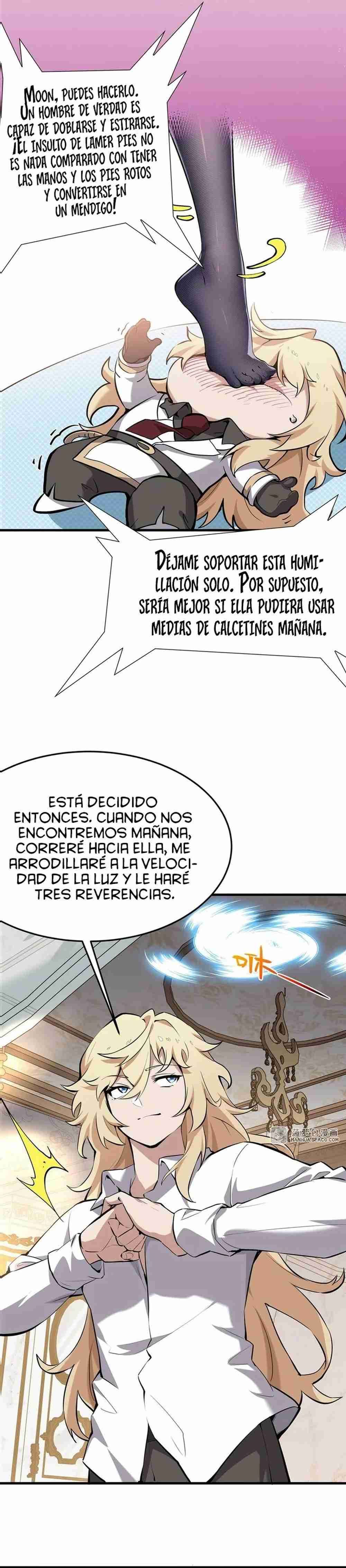 El villano rubio de la novela de la protagonista quiere ser feliz Capitulo 1 página 22