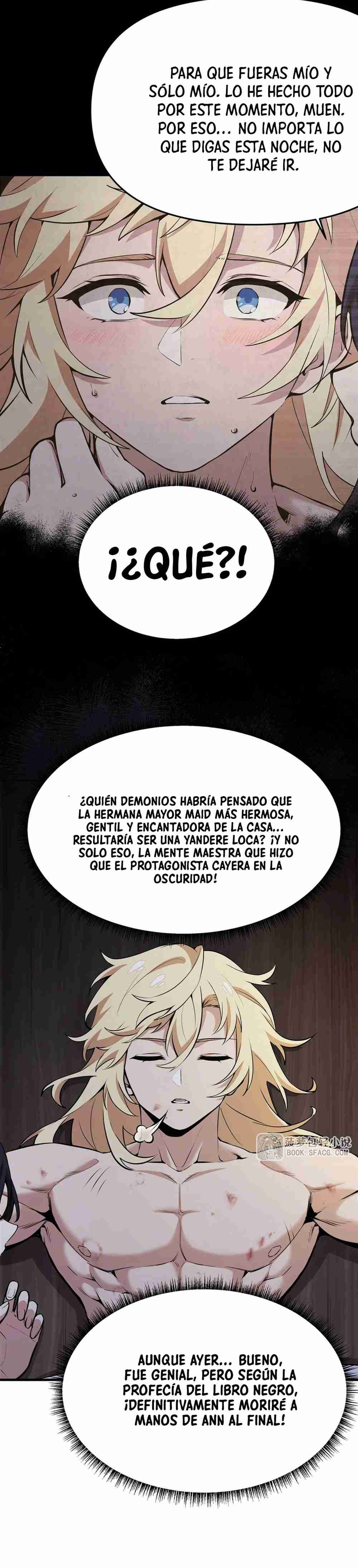 El villano rubio de la novela de la protagonista quiere ser feliz Capitulo 17 página 6