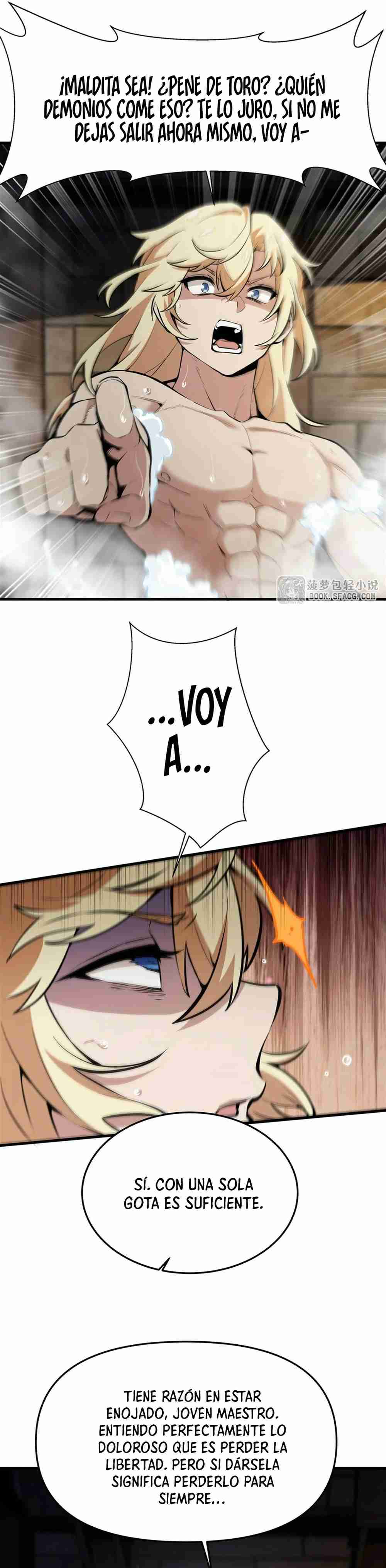 El villano rubio de la novela de la protagonista quiere ser feliz Capitulo 18 página 15