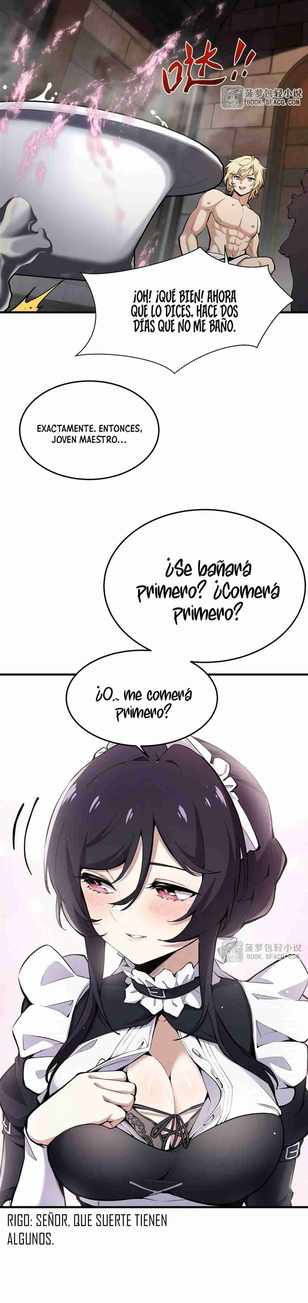 El villano rubio de la novela de la protagonista quiere ser feliz Capitulo 18 página 5