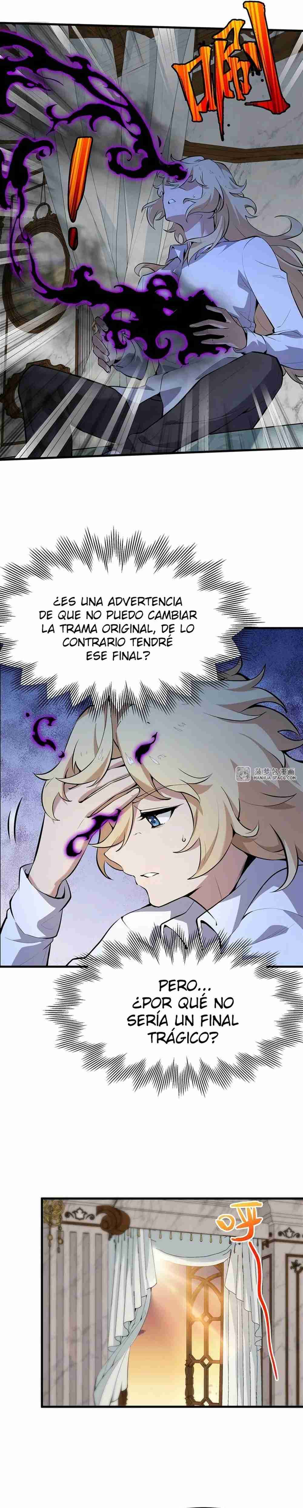 El villano rubio de la novela de la protagonista quiere ser feliz Capitulo 2 página 15