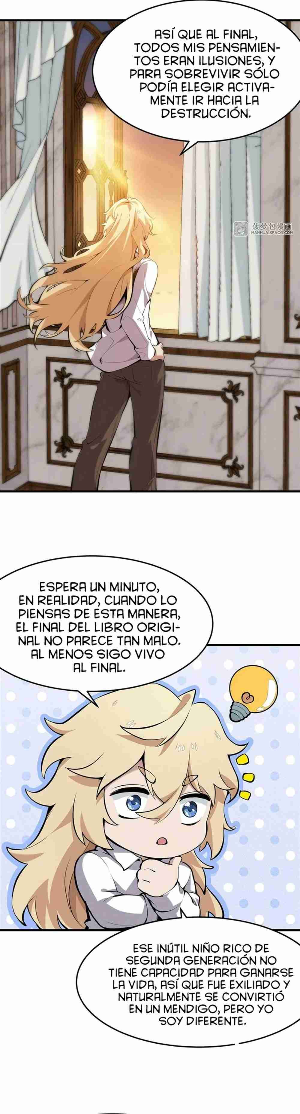 El villano rubio de la novela de la protagonista quiere ser feliz Capitulo 2 página 16
