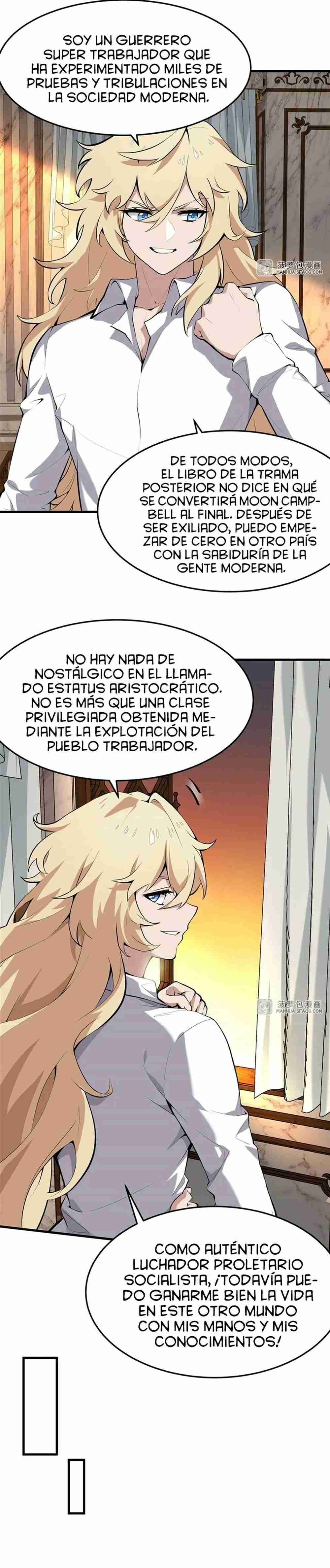 El villano rubio de la novela de la protagonista quiere ser feliz Capitulo 2 página 17