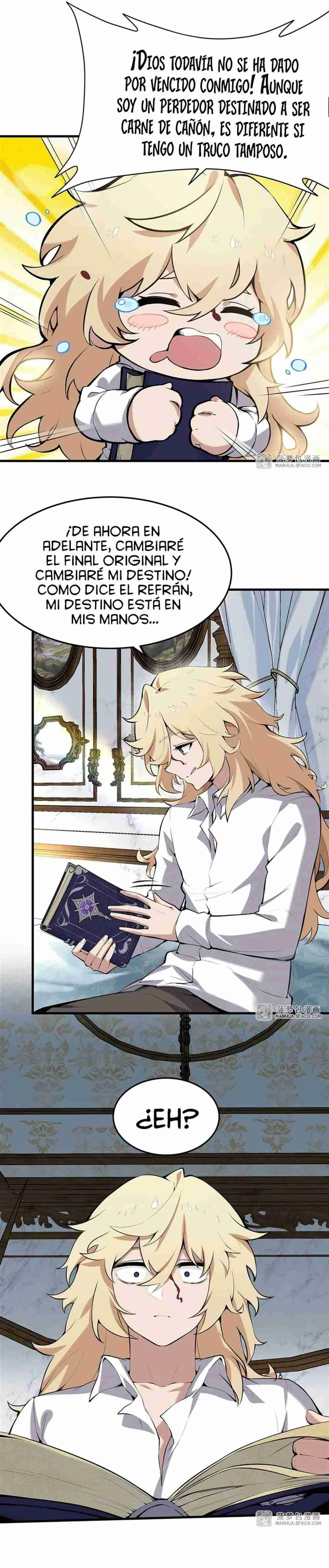 El villano rubio de la novela de la protagonista quiere ser feliz Capitulo 2 página 2