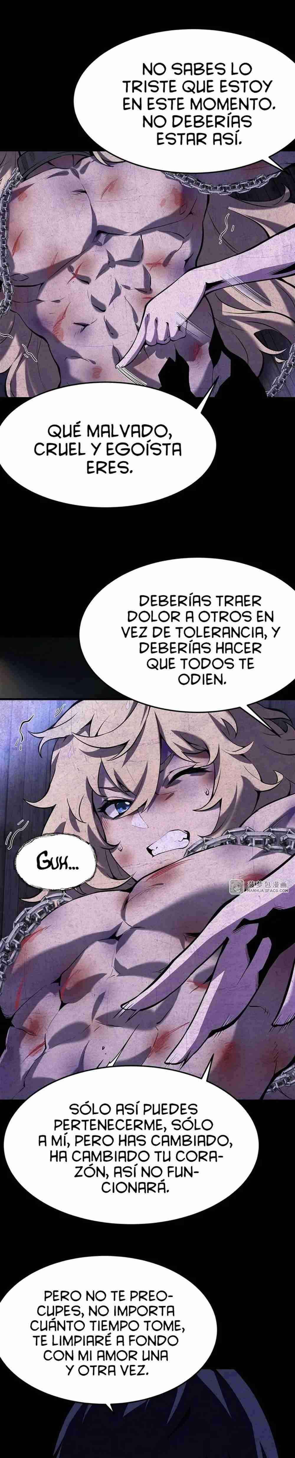 El villano rubio de la novela de la protagonista quiere ser feliz Capitulo 2 página 9