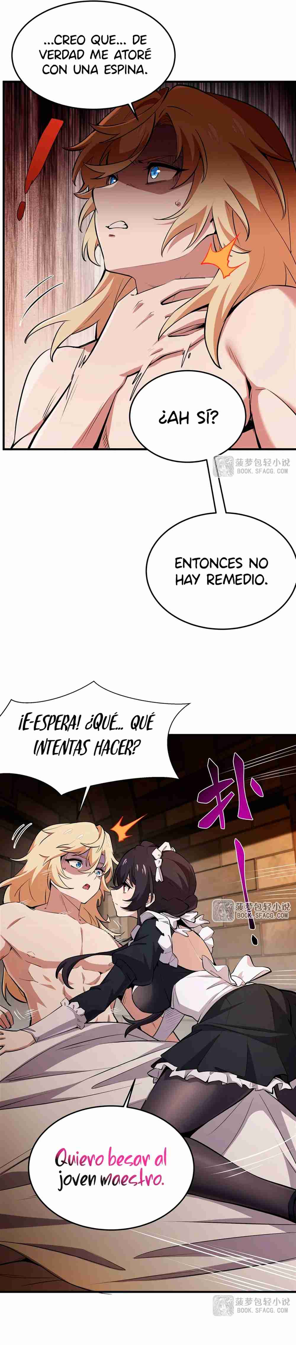 El villano rubio de la novela de la protagonista quiere ser feliz Capitulo 22 página 17